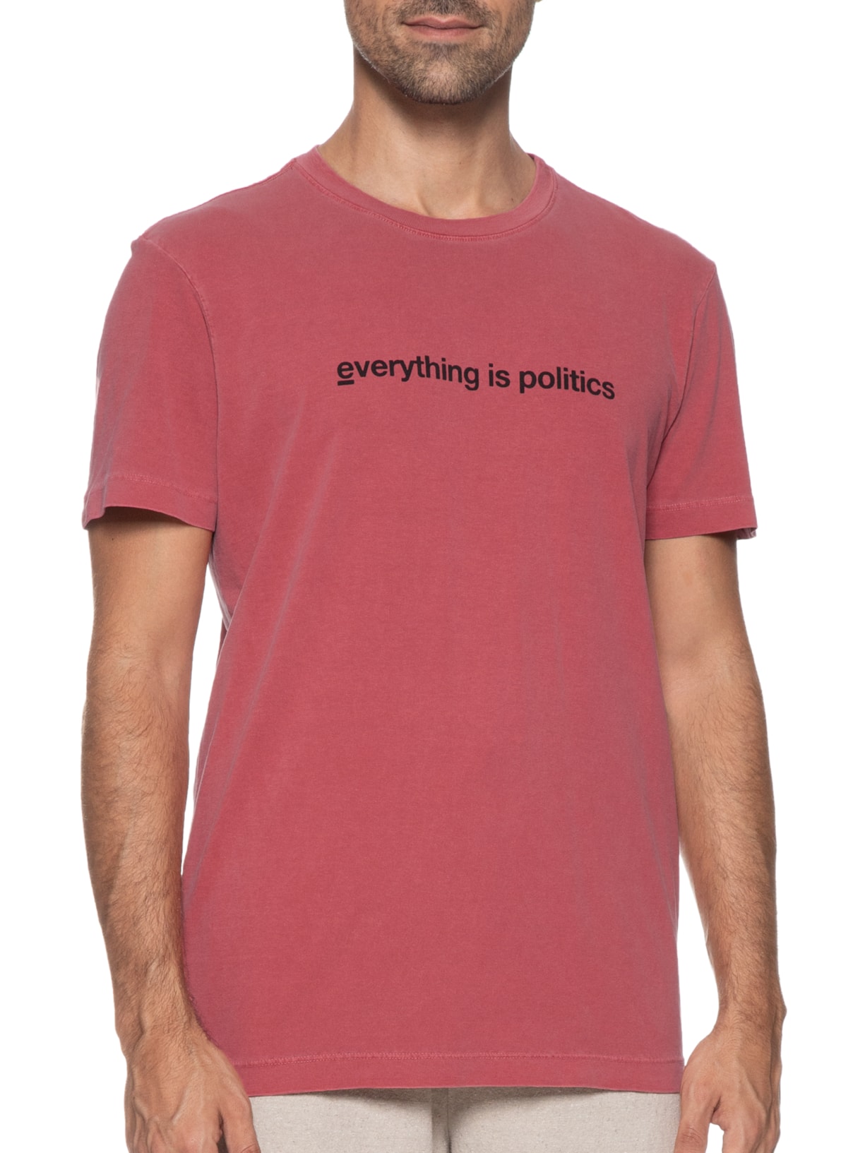 Camiseta Masculina Stone Ethos Vermelho Osklen