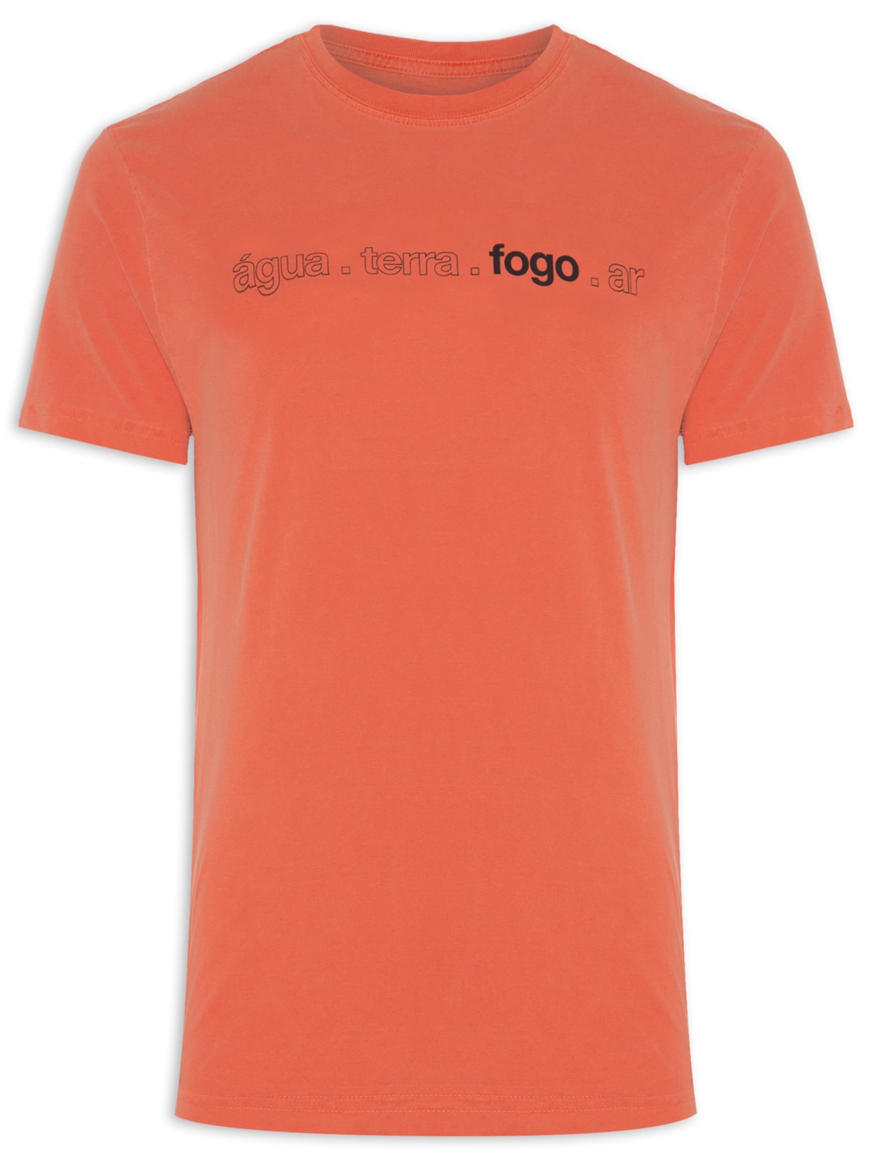 Camiseta Masculina Stone Fogo - Vermelho