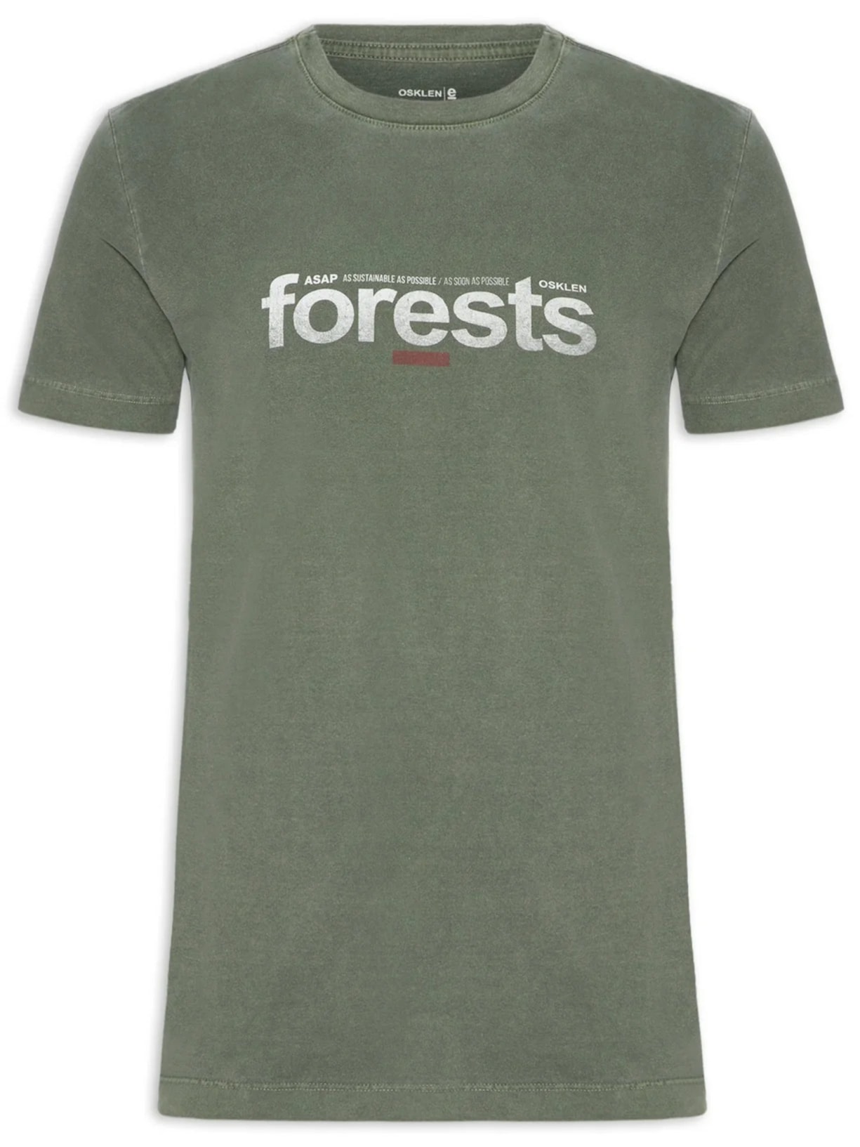 Camiseta Masculina Stone Forests Verde Osklen