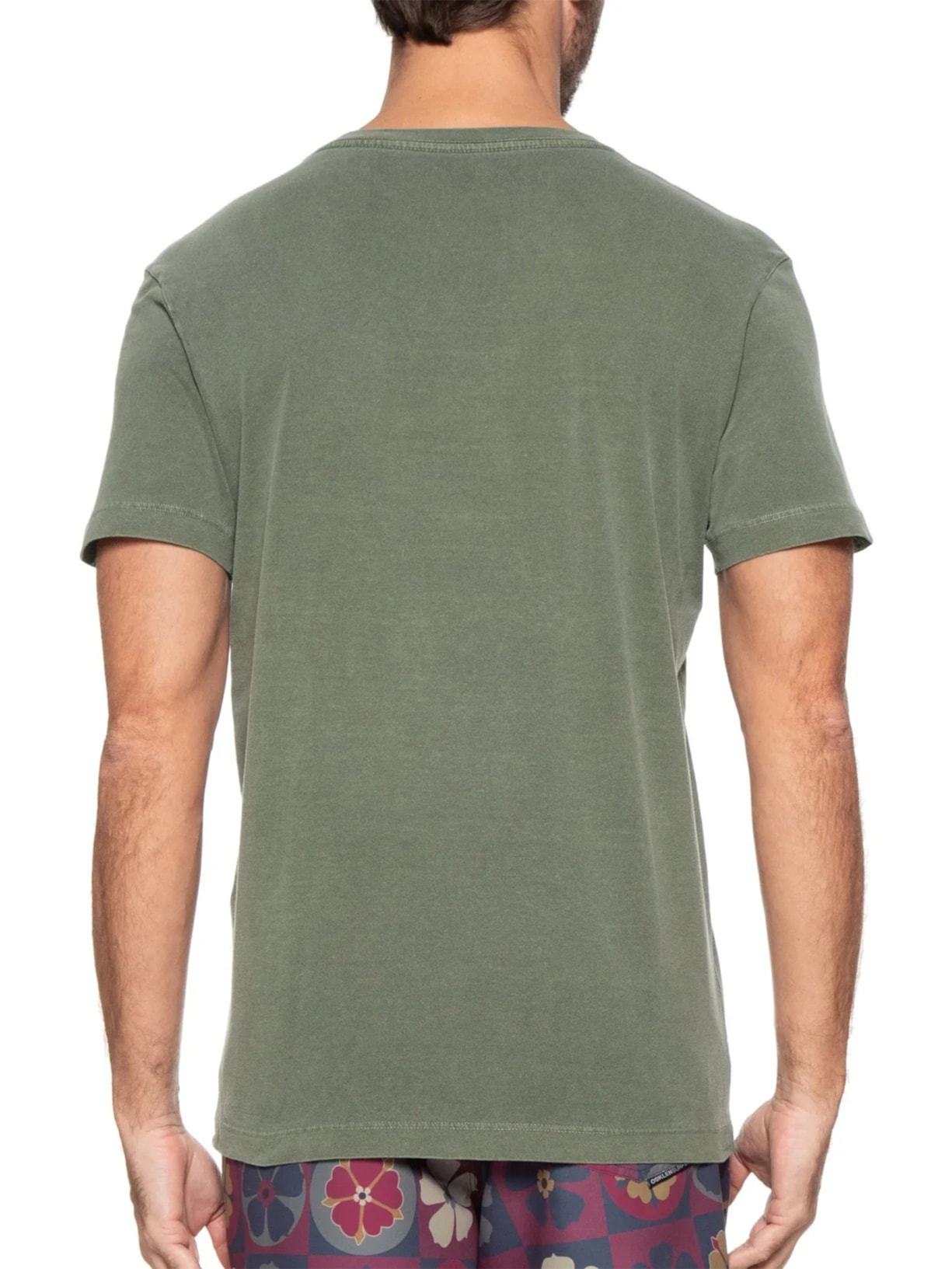 Camiseta Masculina Stone Forests Verde Osklen