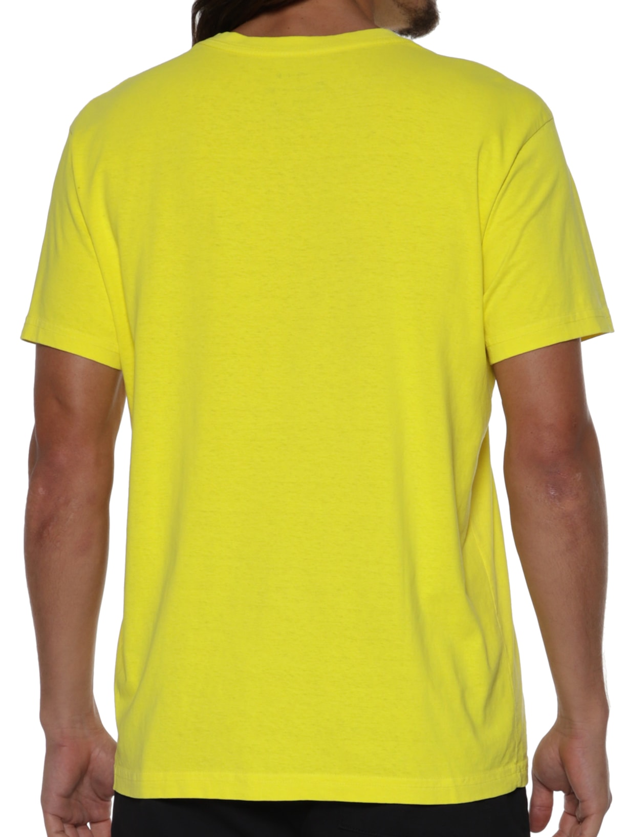 Camiseta Masculina Stone Good Waves Amarelo Osklen