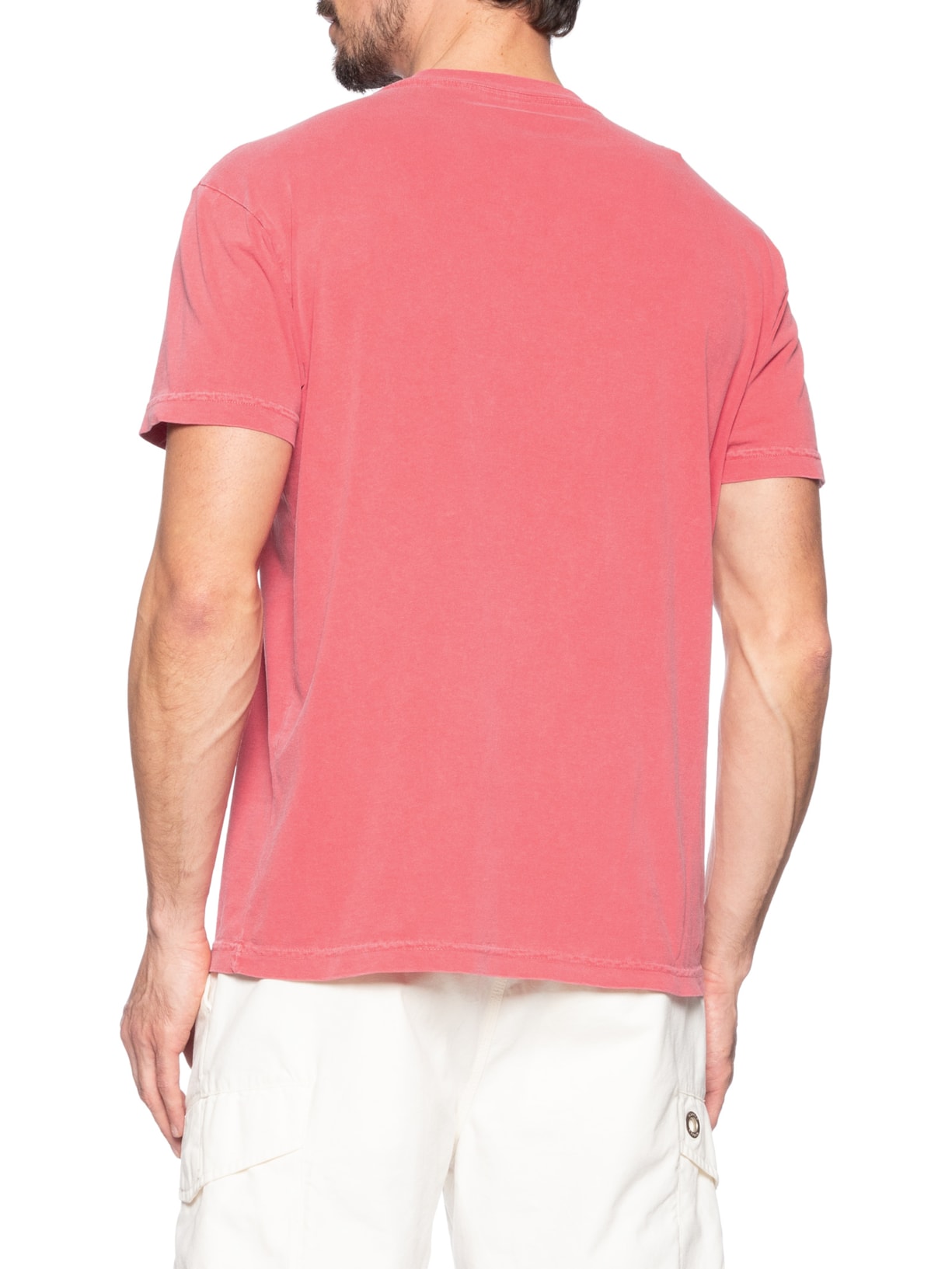 Camiseta Masculina Stone Icones Manga Curta Vermelho Osklen