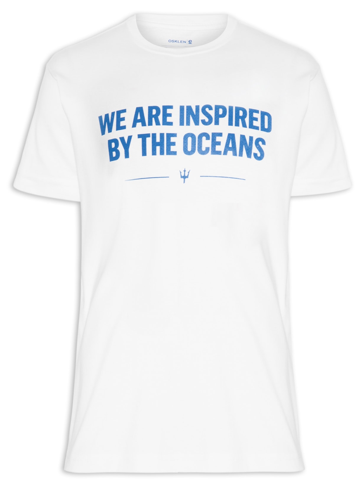 Camiseta Masculina Stone Inspired By The Ocean - Branco