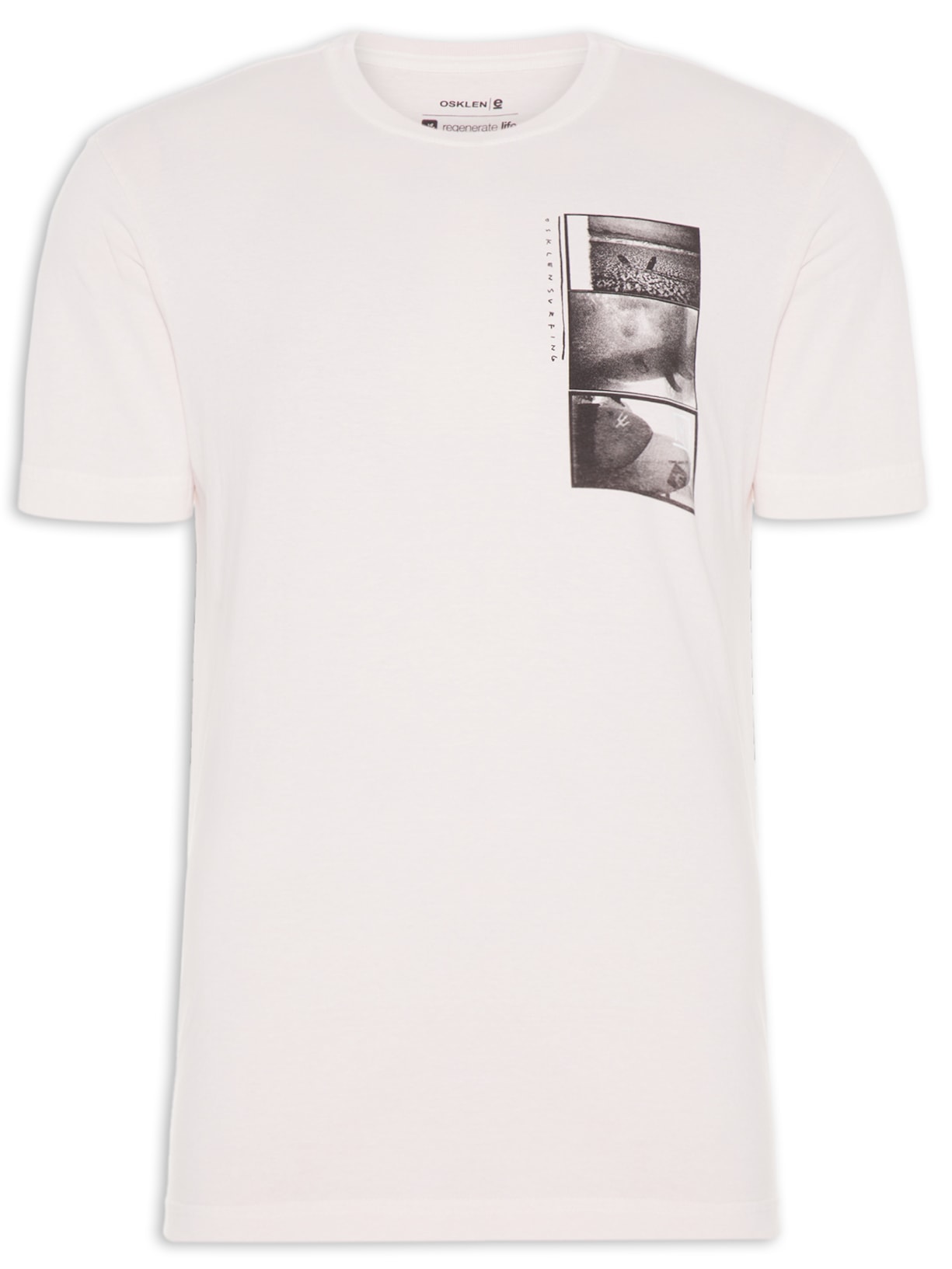 Camiseta Masculina Stone Ipanema Compositio Rosa Osklen