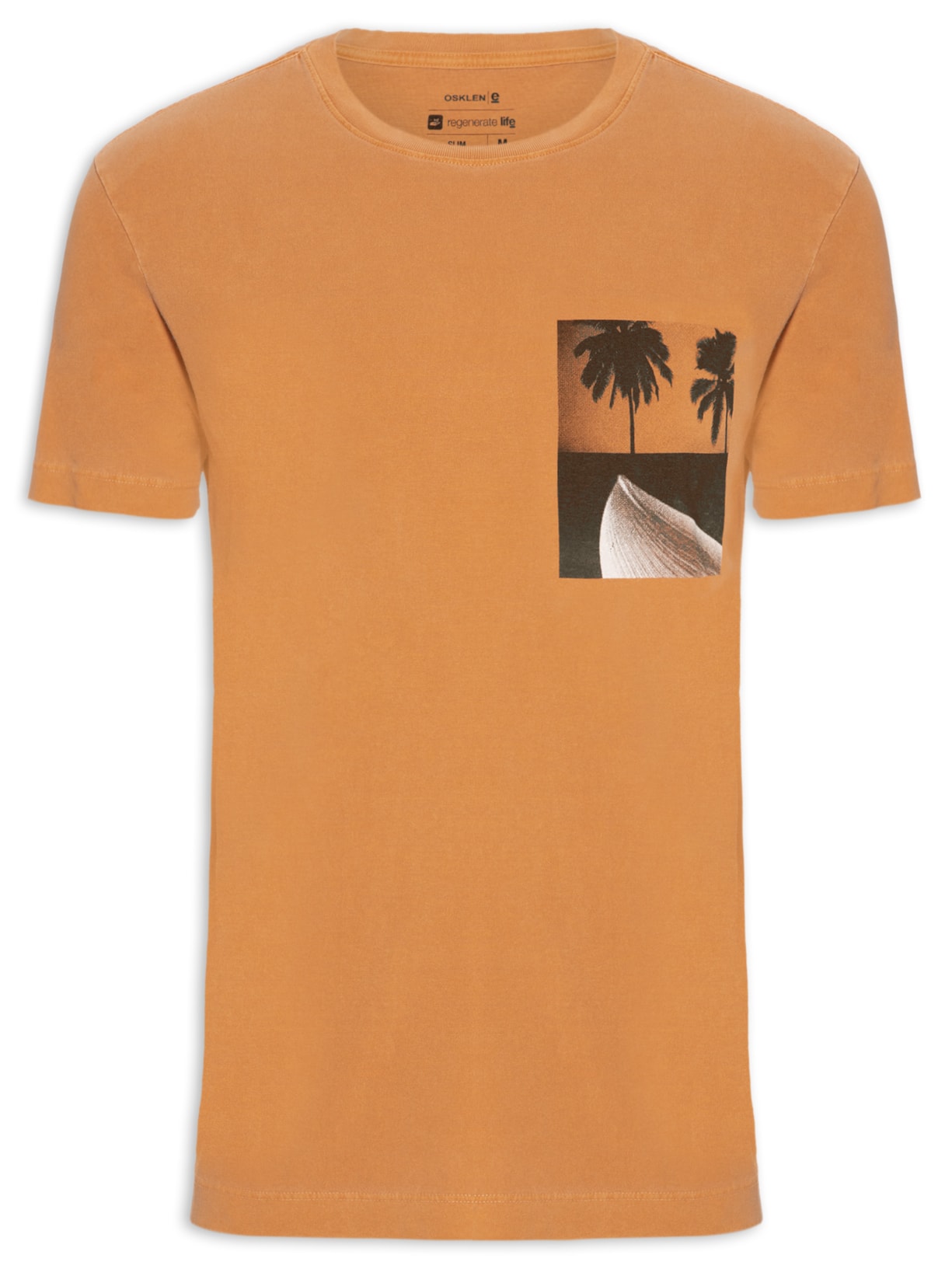 Camiseta Masculina Stone Ipanema Composition - Laranja
