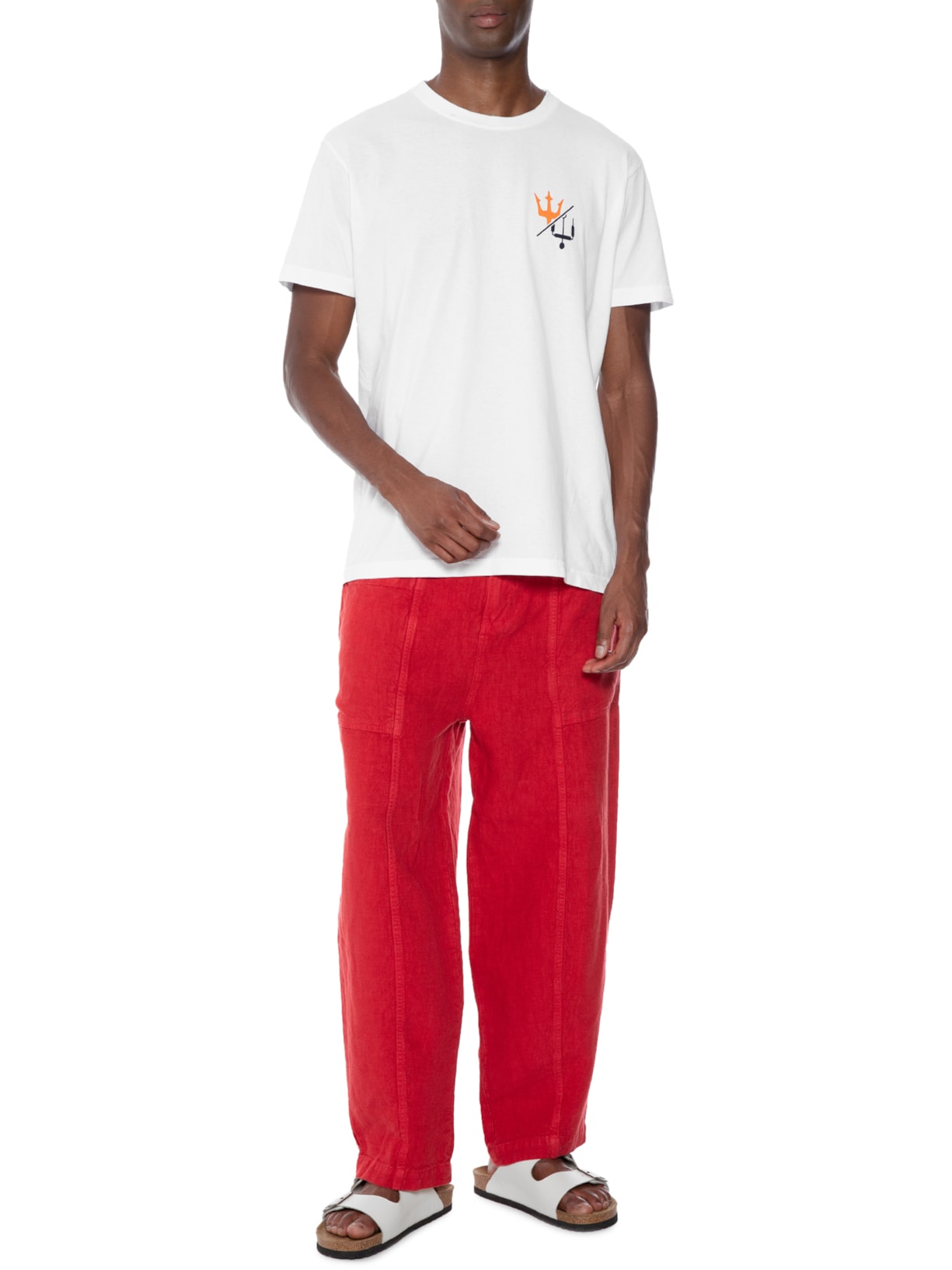 Camiseta Masculina Stone Kite From Sky Branco Osklen