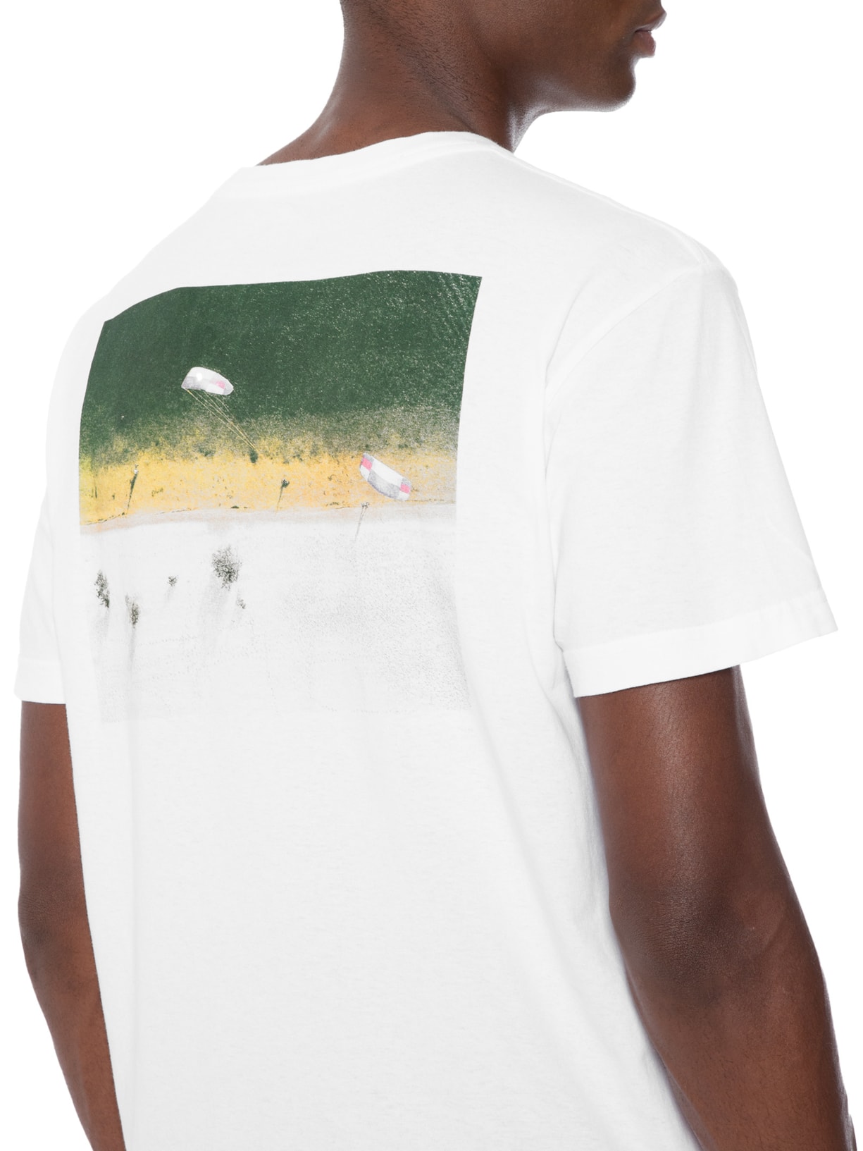 Camiseta Masculina Stone Kite From Sky Branco Osklen