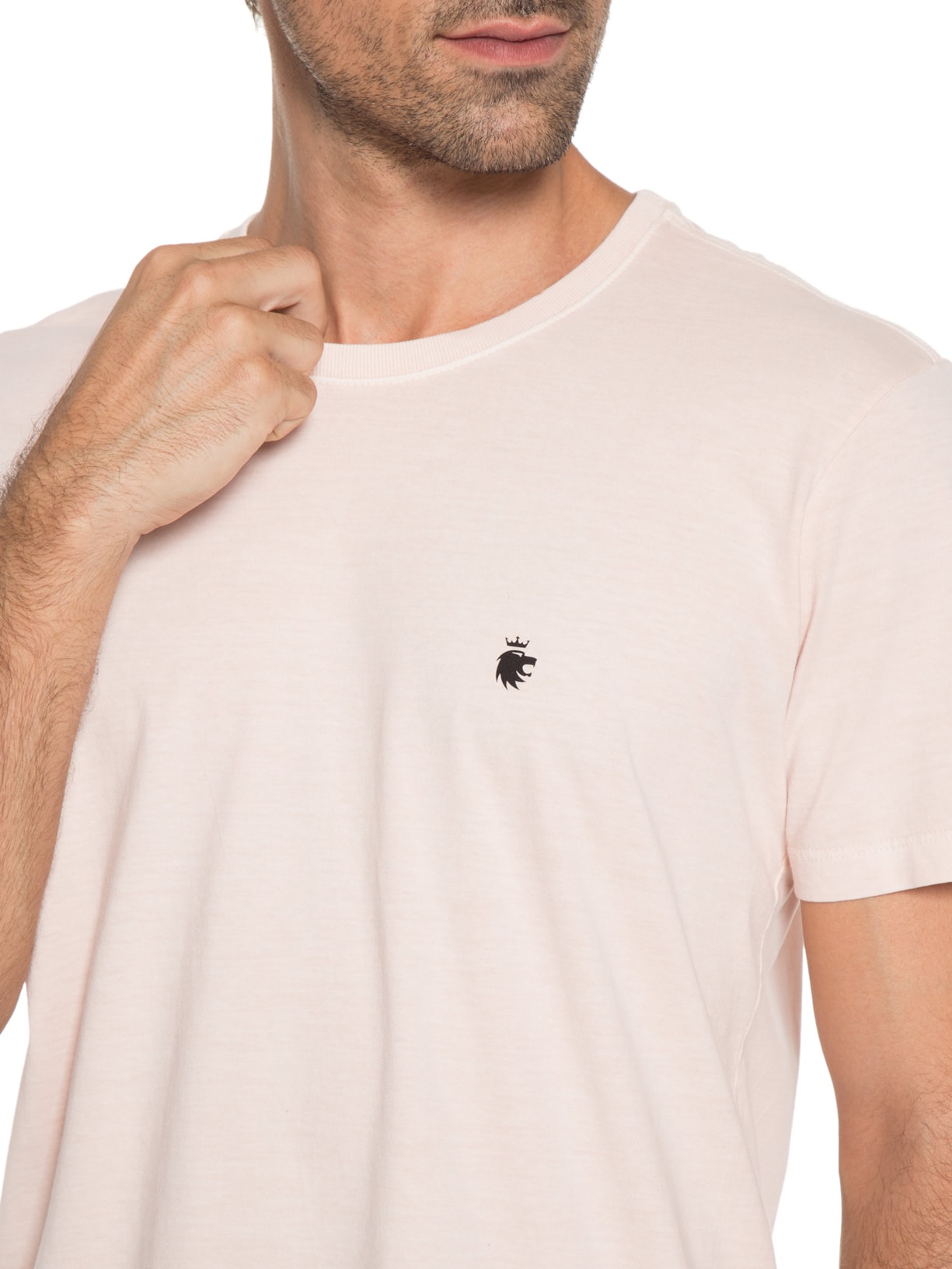 Camiseta Masculina Stone Lion Rosa Von Der Volke