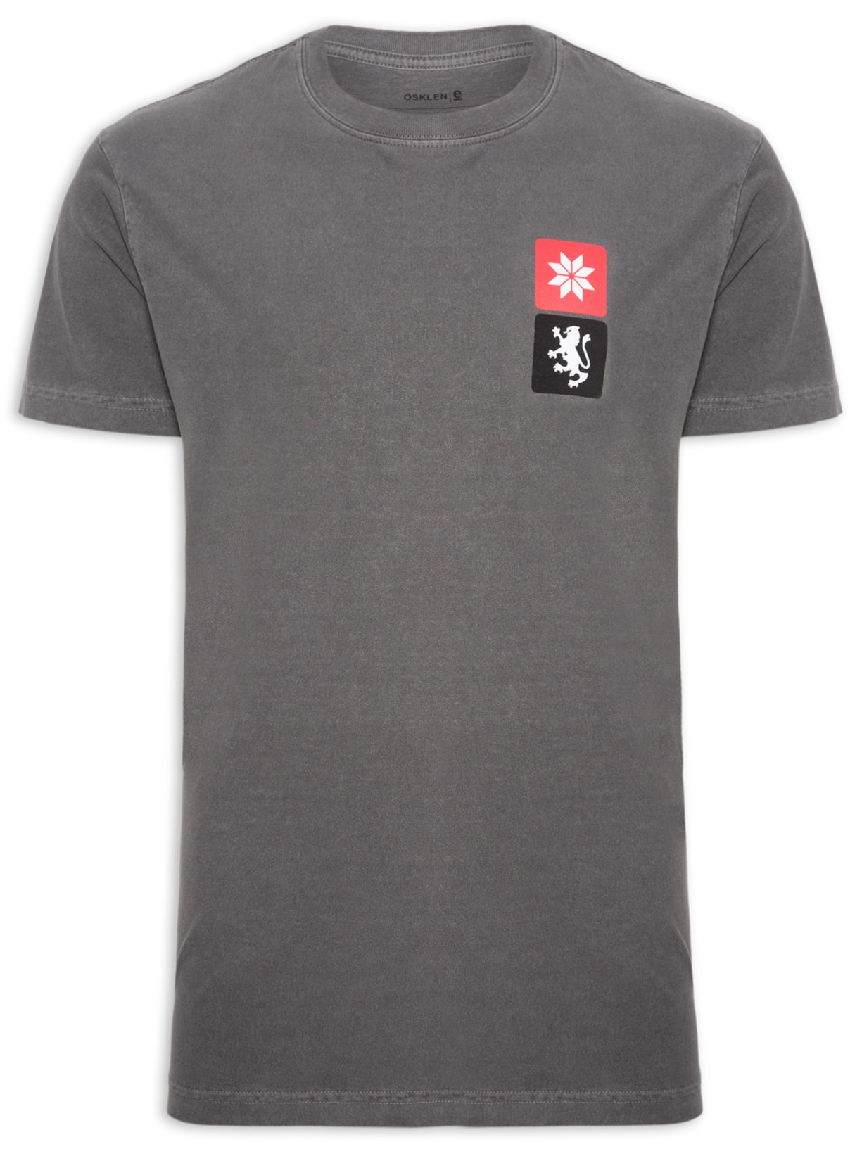 Camiseta Masculina Stone Lion Snow - Cinza