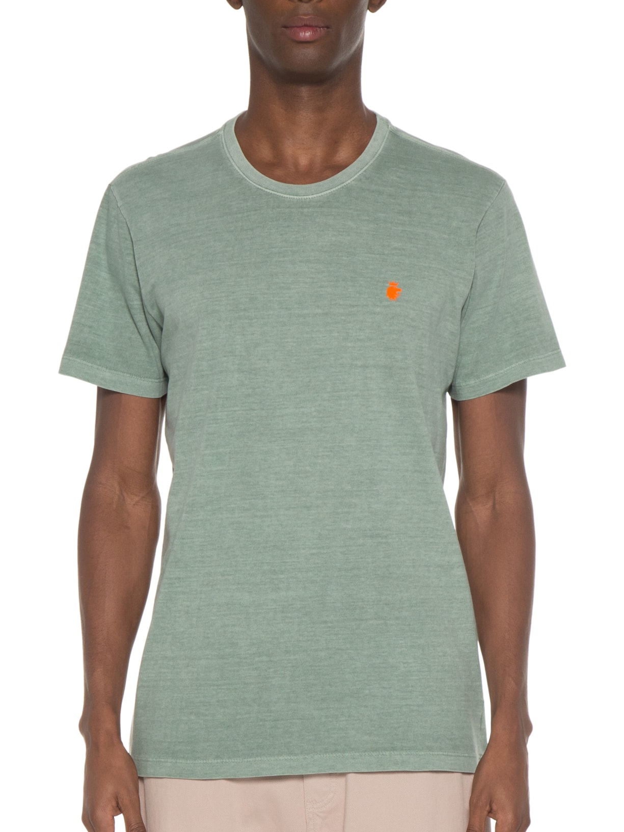 Camiseta Masculina Stone Lion Verde Von Der Volke