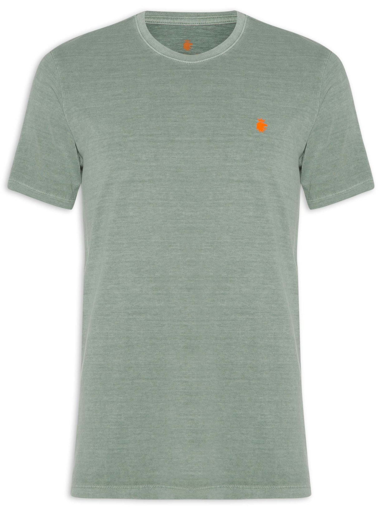 Camiseta Masculina Stone Lion Verde Von Der Volke