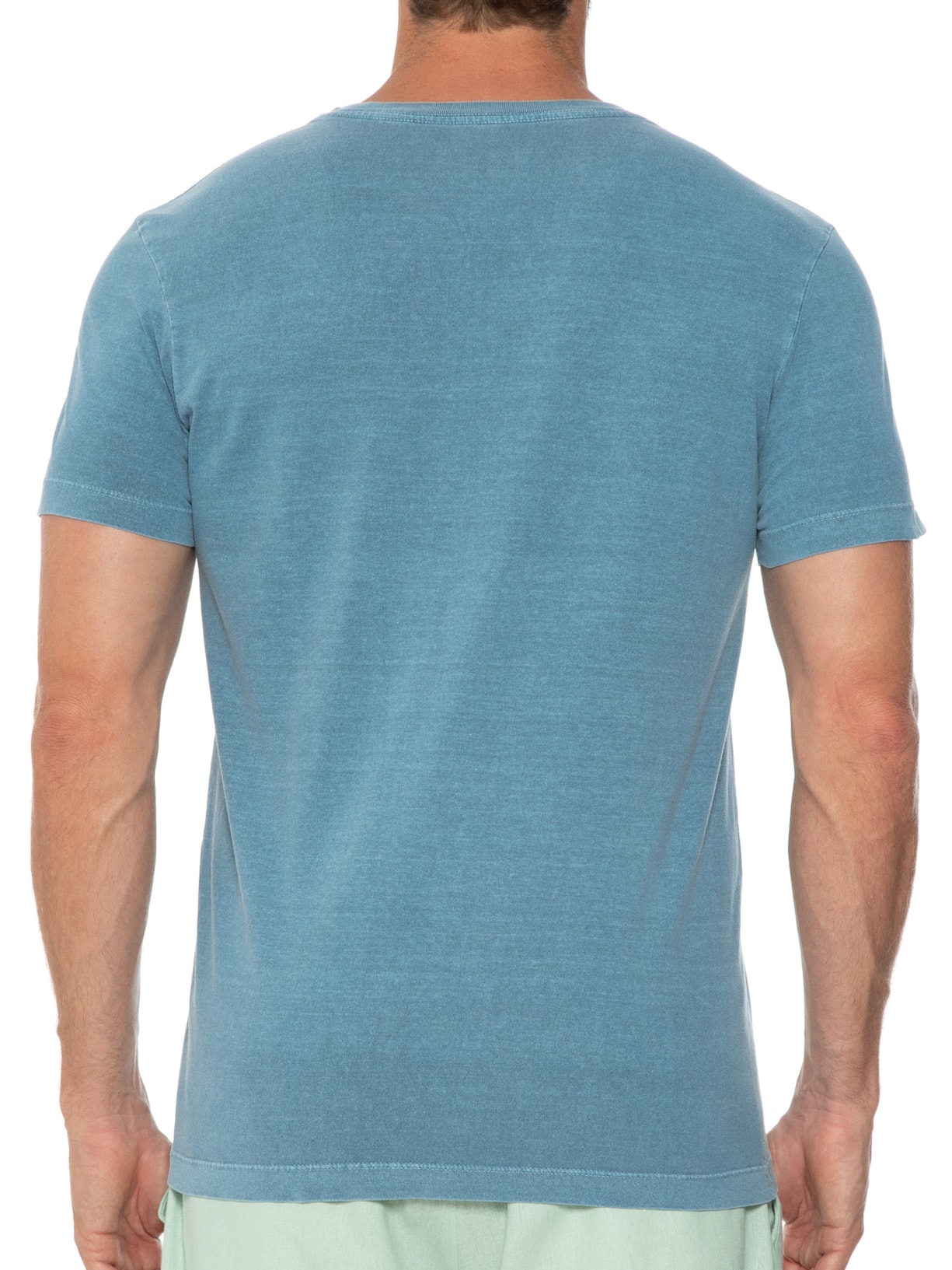 Camiseta Masculina Stone Marine Communication Azul Osklen
