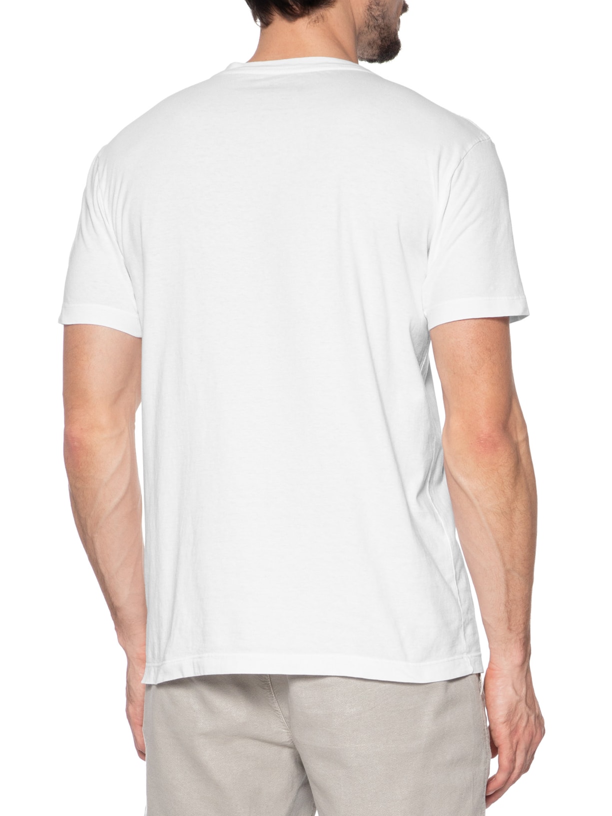 Camiseta Masculina Stone Min Branco Osklen