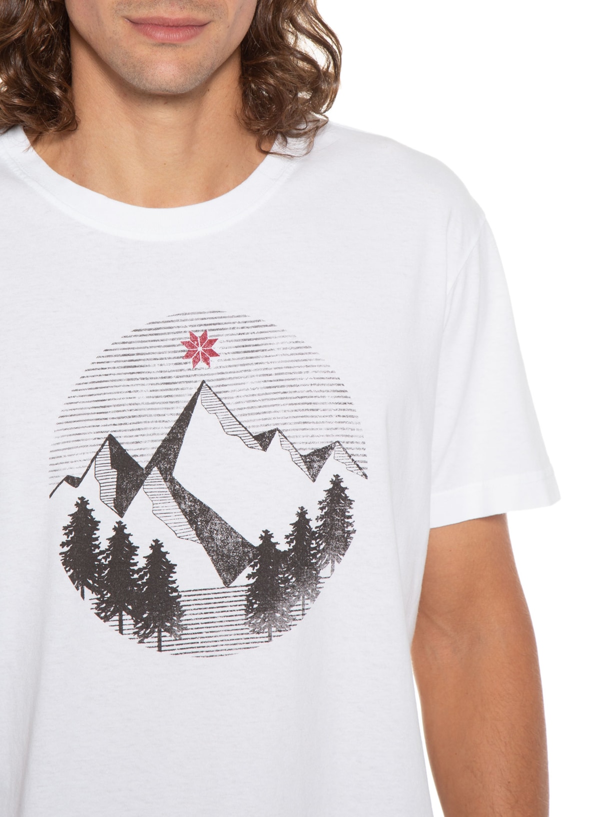 Camiseta Masculina Stone Mountain Branco Osklen