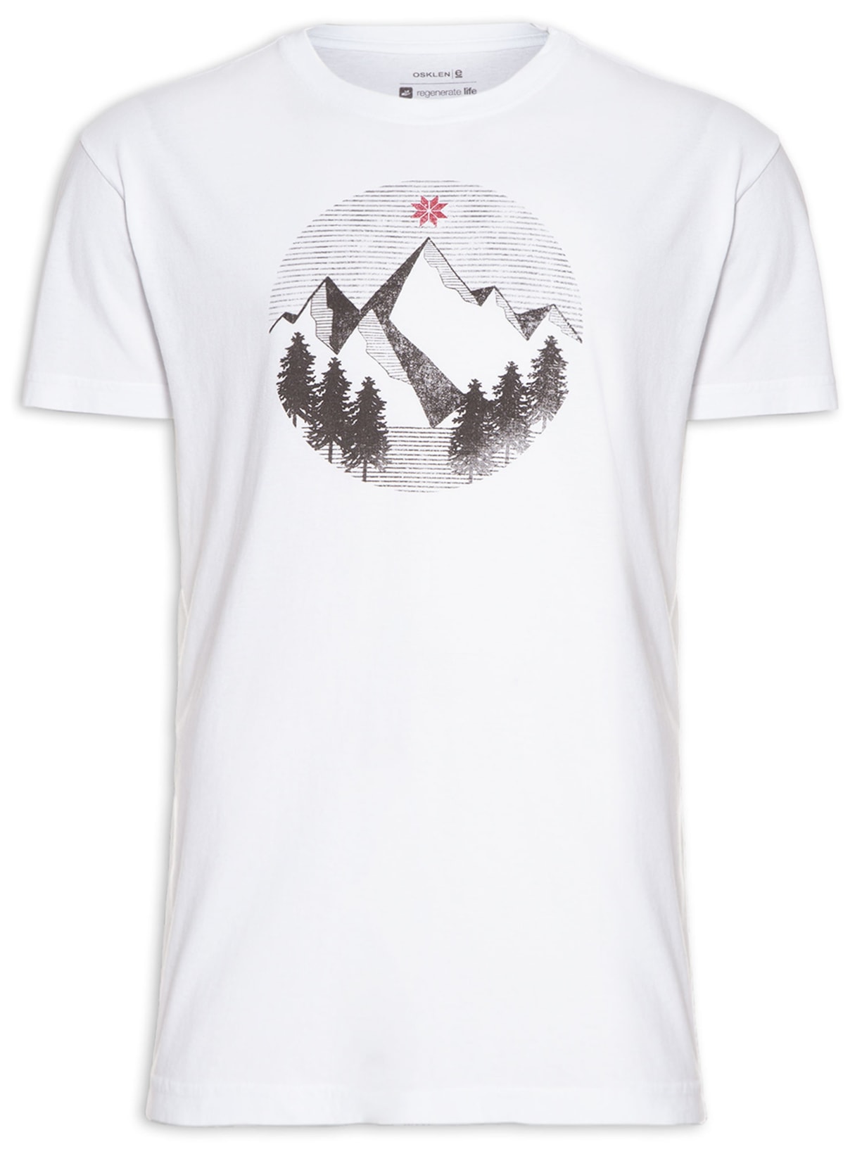 Camiseta Masculina Stone Mountain - Branco