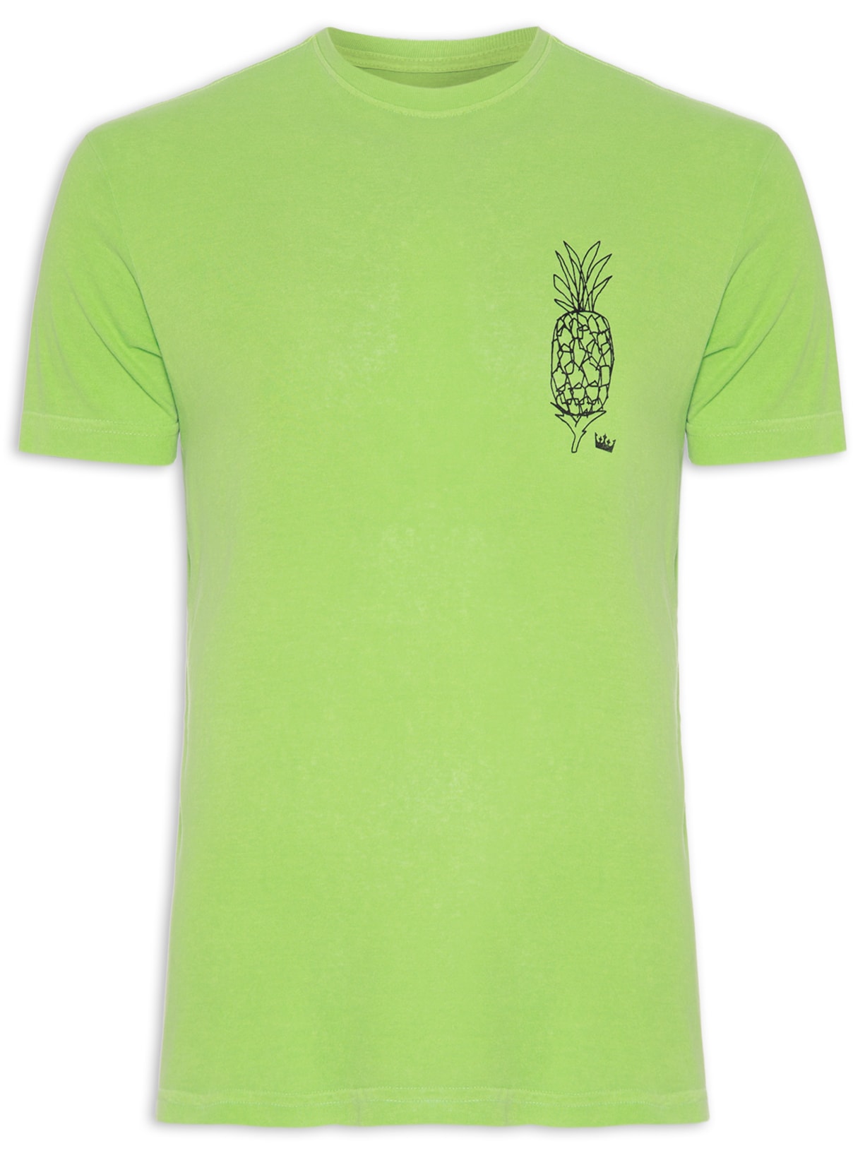 Camiseta Masculina Stone Naif Abacaxi Verde Osklen