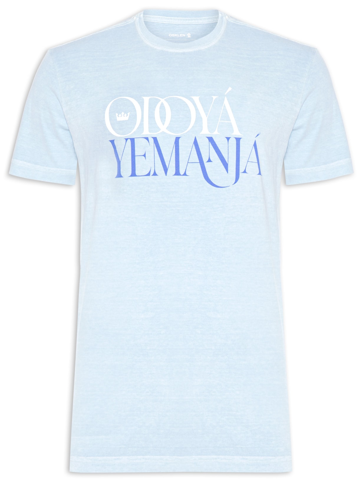 Camiseta Masculina Stone Odouyà Manga Curta - Azul