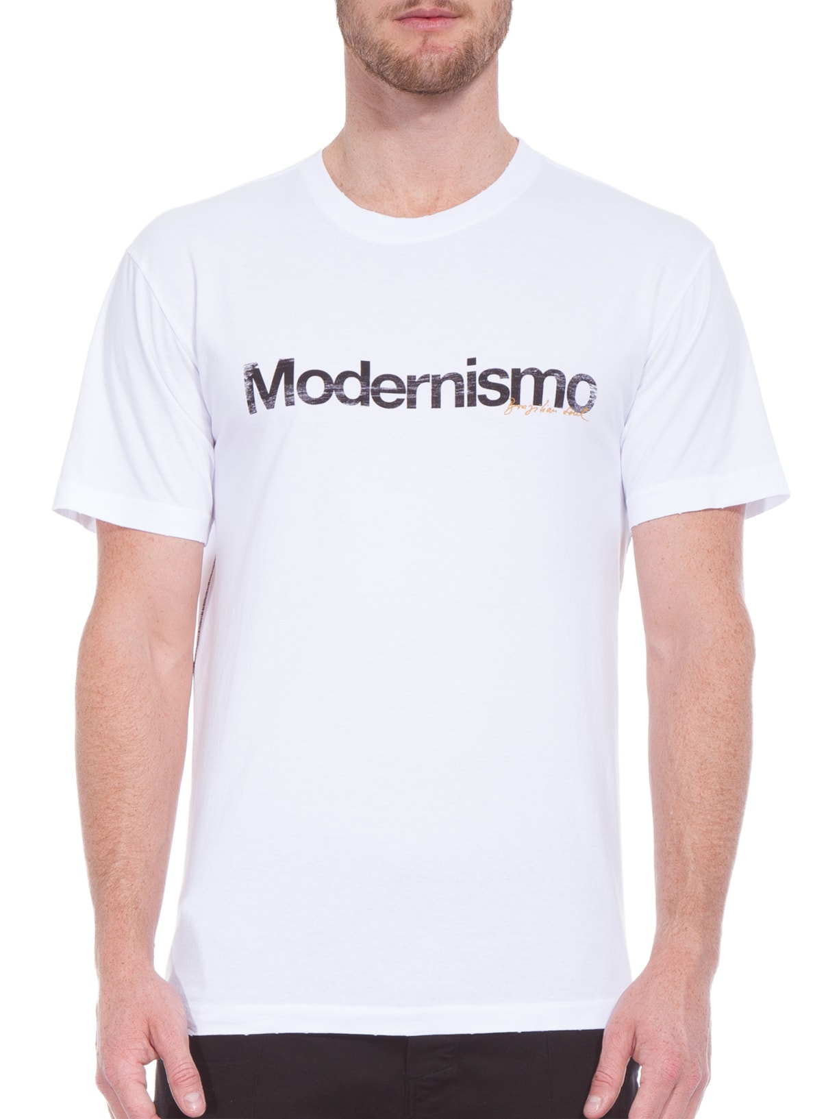 Camiseta Masculina Stone Old Modernism Type Branco Osklen