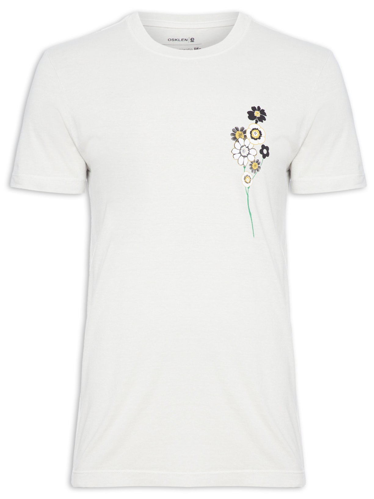 Camiseta Masculina Stone Patchower - Cinza