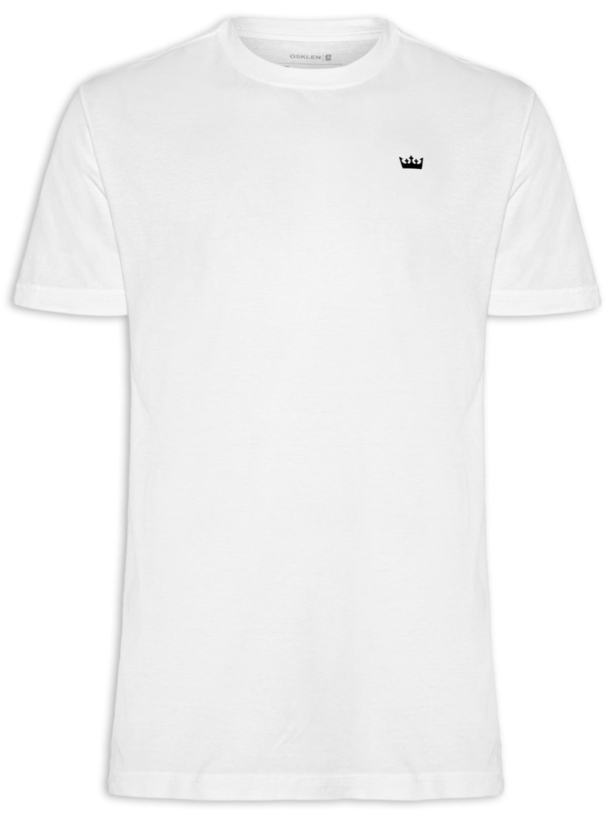 Camiseta Masculina Stone Patchwork Crown - Branco