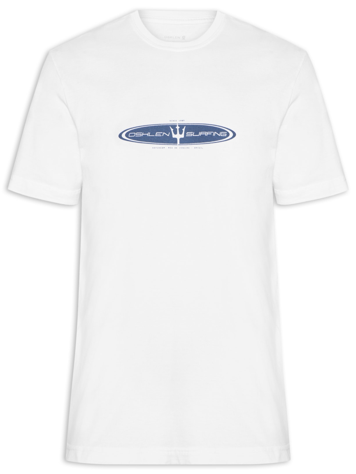 Camiseta Masculina Stone Realm Manga Curta Branco Osklen