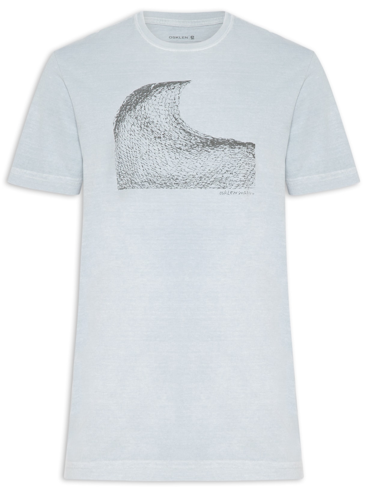 Camiseta Masculina Stone Rede Wave - Azul
