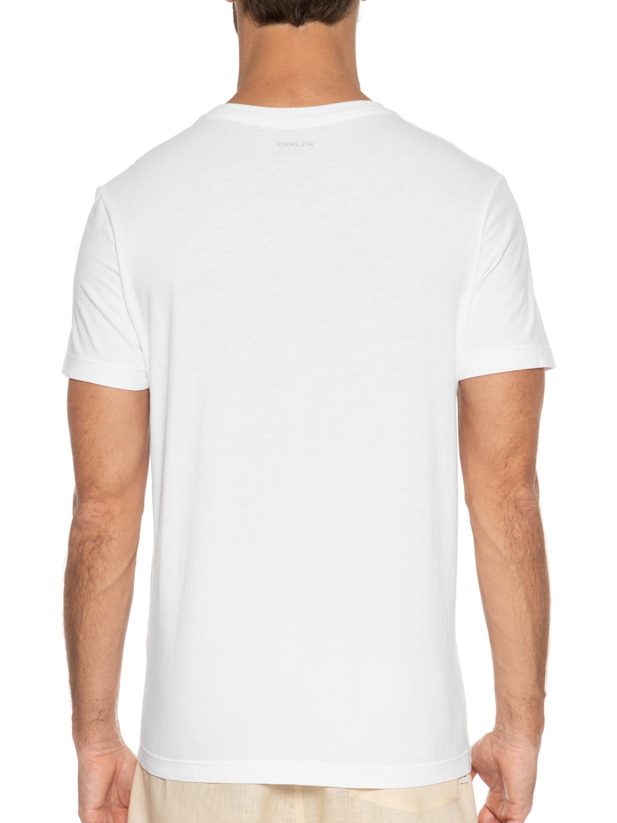 Camiseta Masculina Stone Rio De Janeiro Recorte Branco Osklen