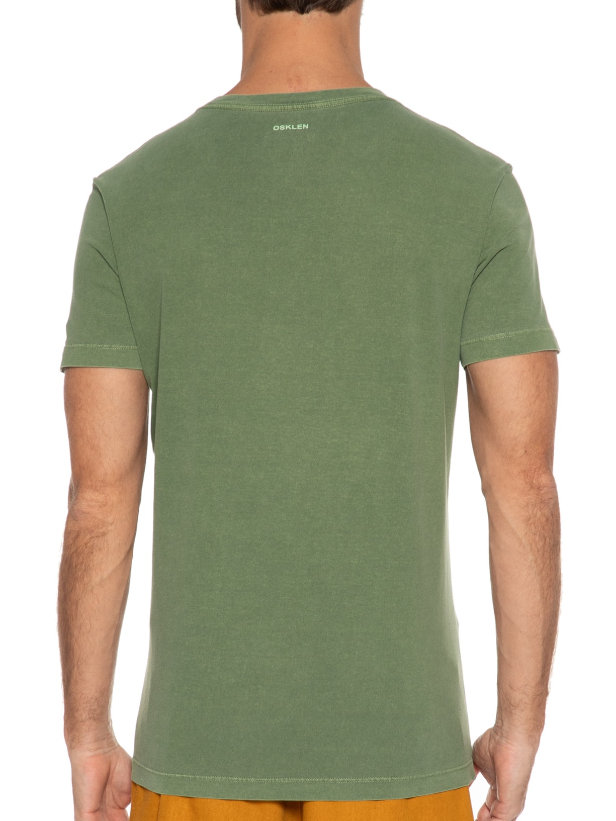 Camiseta Masculina Stone Rio De Janeiro Recorte Verde Osklen