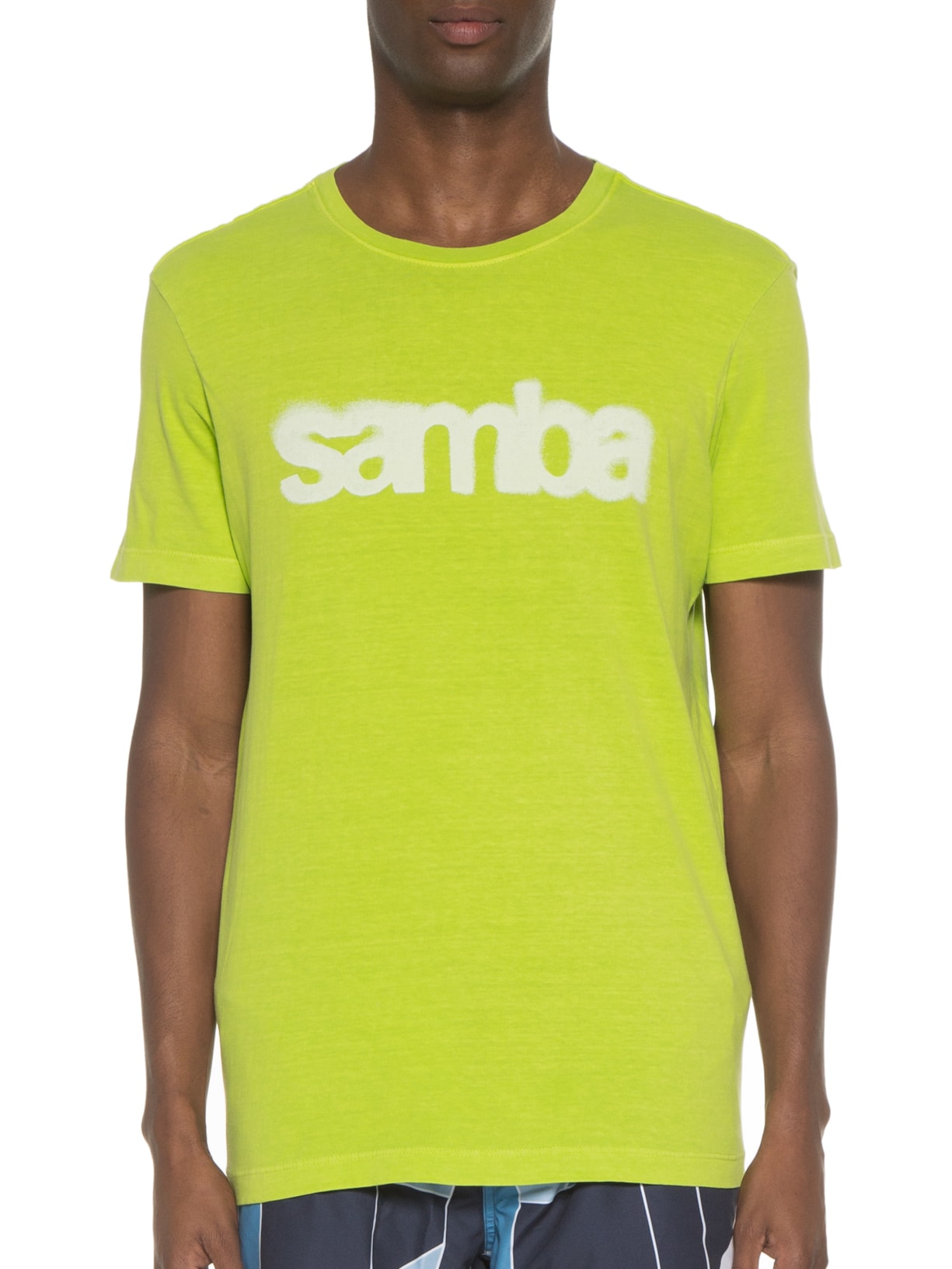 Camiseta Masculina Stone Samba Verde Osklen