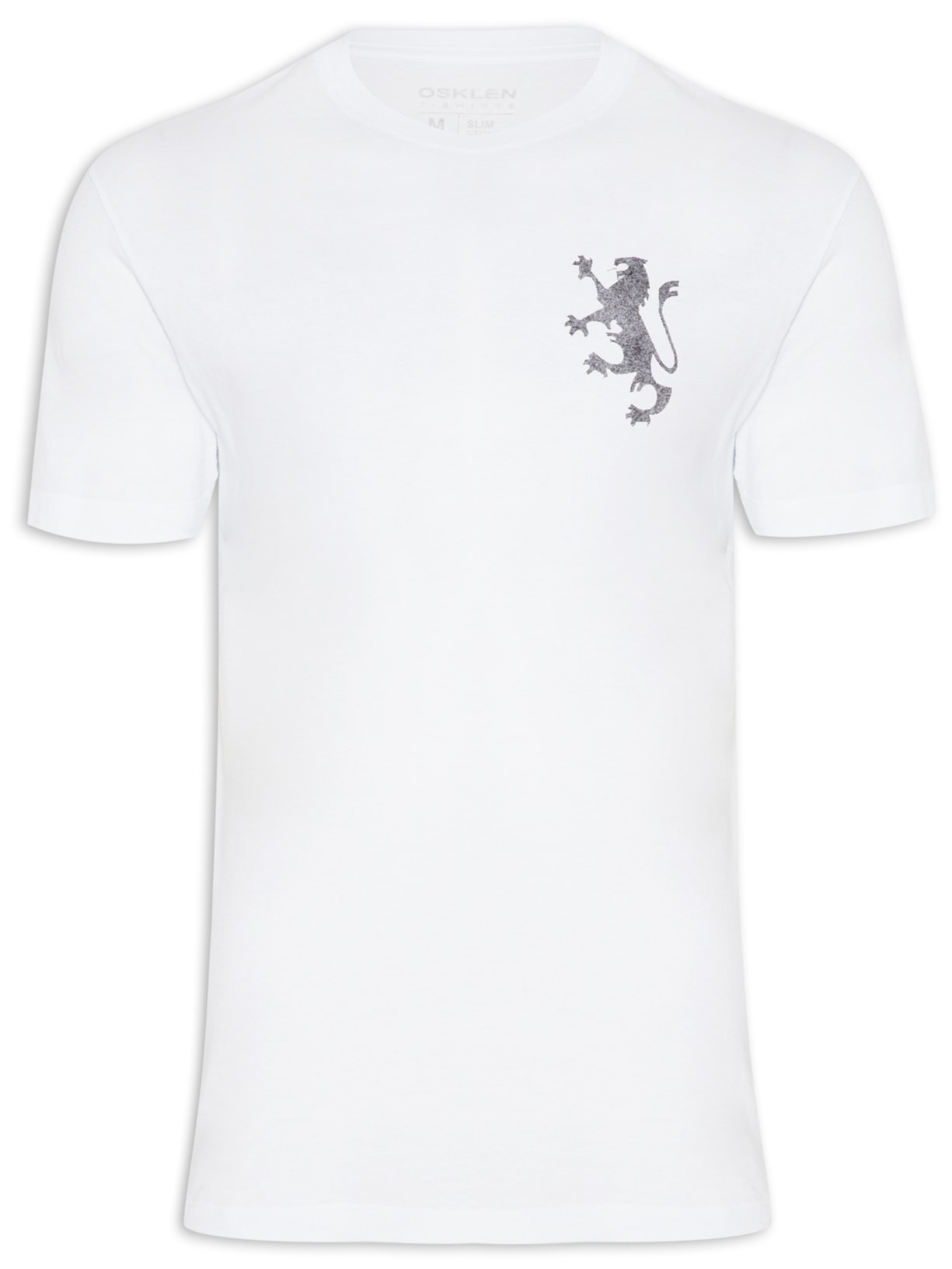 Camiseta Masculina Stone Sandpaper Lion Branco Osklen