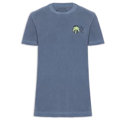 Camiseta Masculina Stone Seaside View - Azul