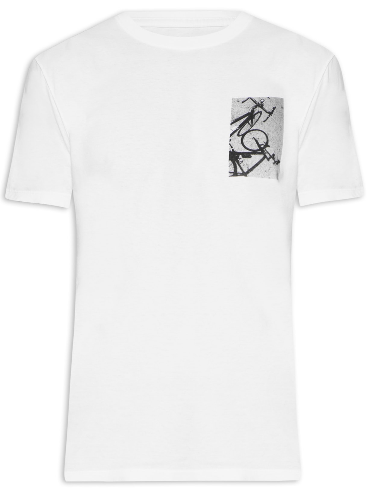 Camiseta Masculina Stone Sideb - Branco