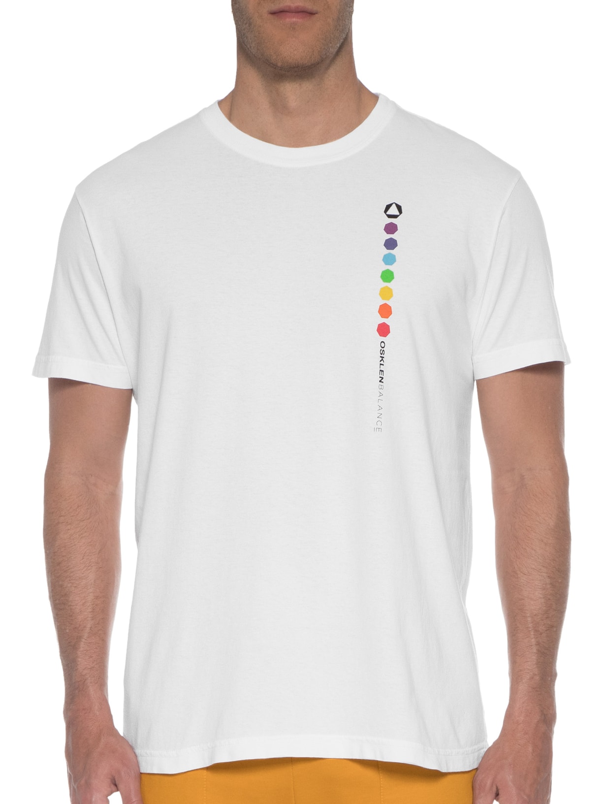 Camiseta Masculina Stone Simple Things Branca Osklen