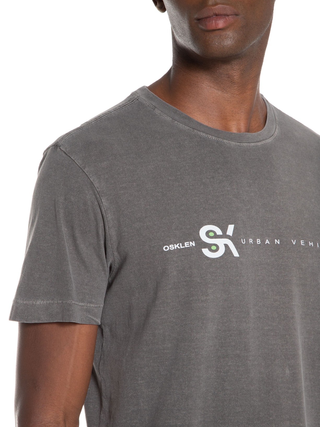Camiseta Masculina Stone Sk8 Urban Vehicle Cinza Osklen