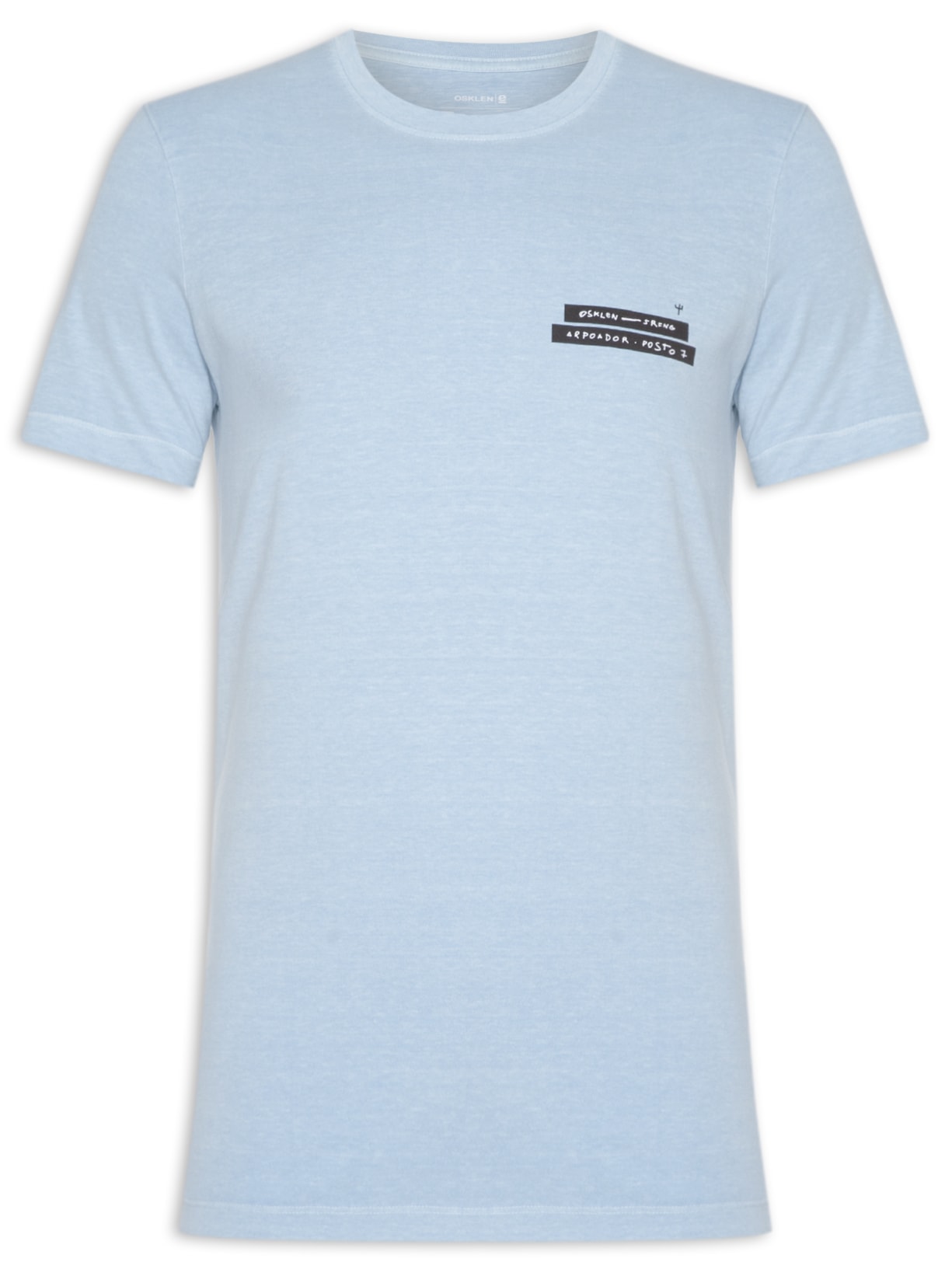 Camiseta Masculina Stone Srfng Manga Curta - Azul