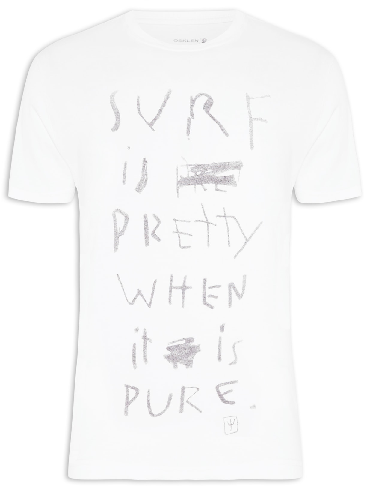 Camiseta Masculina Stone Surf Is Pretty Branco Osklen