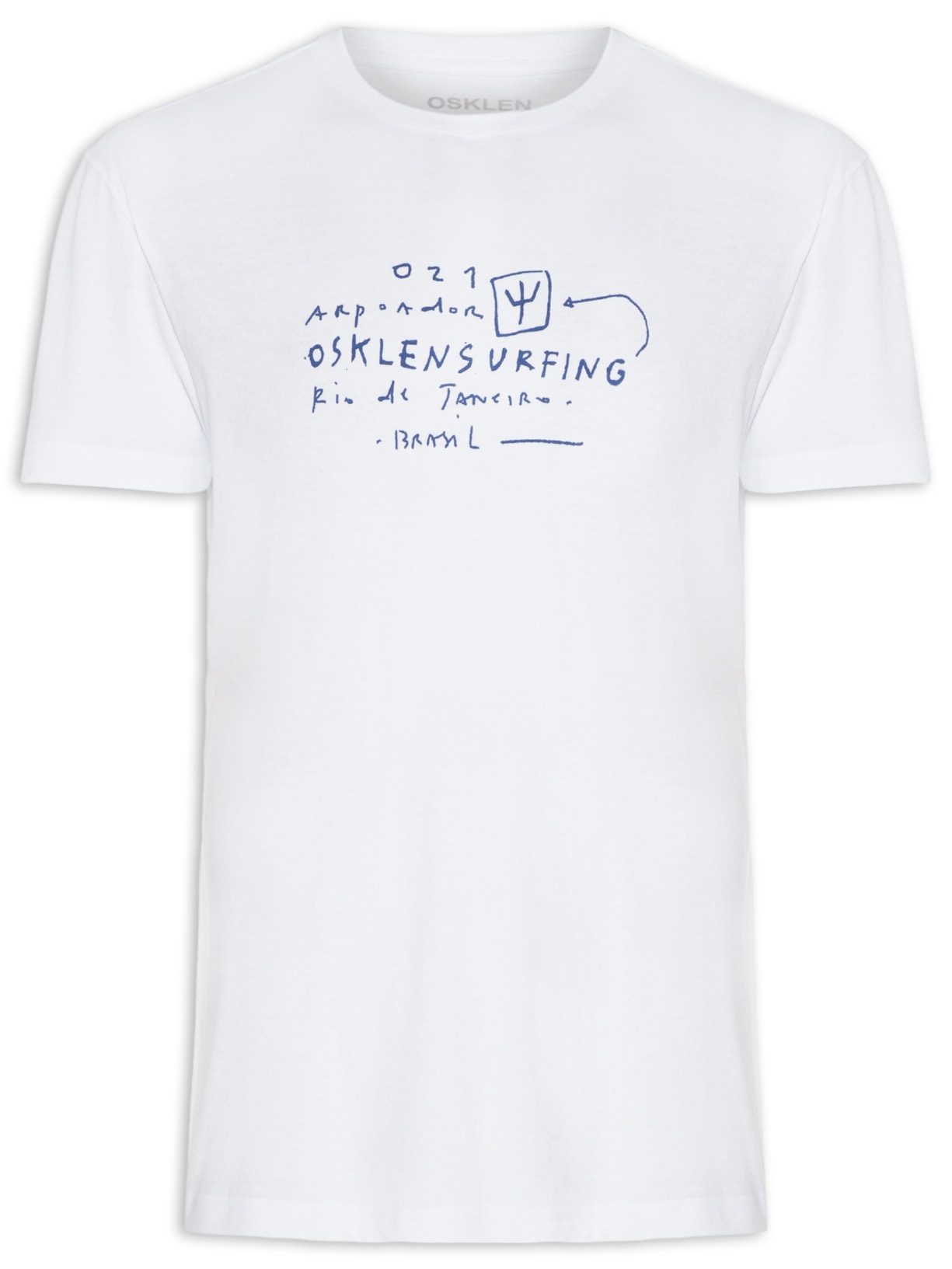 Camiseta Masculina Stone Surf Local - Branco