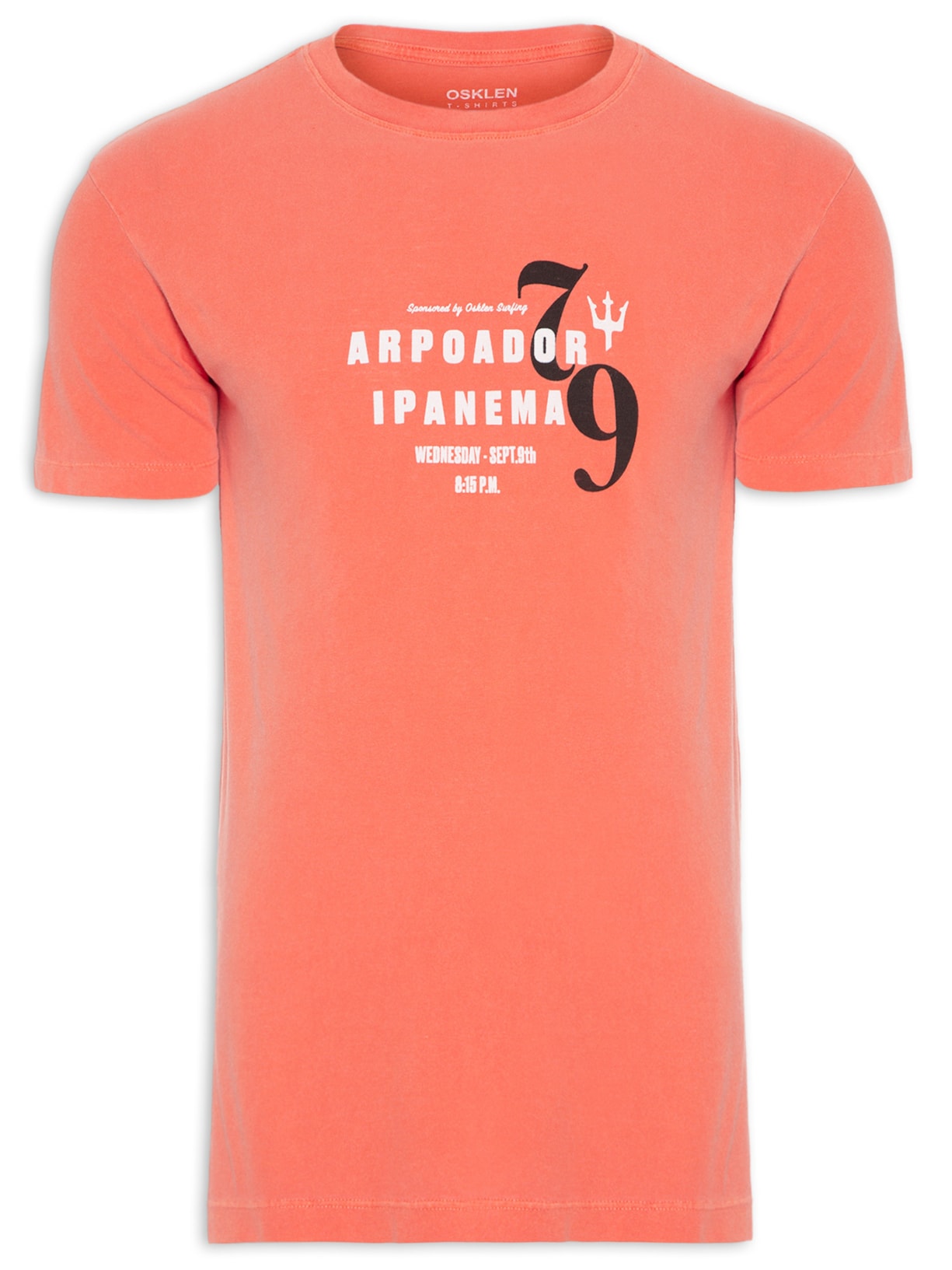 Camiseta Masculina Stone Surf Poster Vermelho Osklen