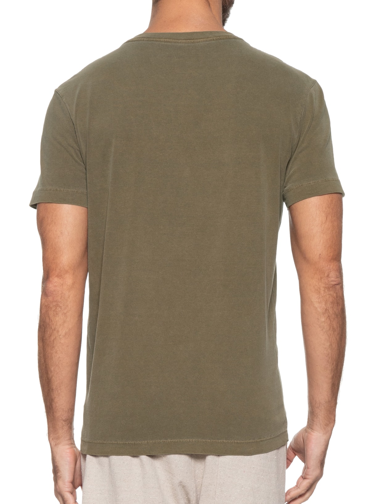 Camiseta Masculina Stone Surfing Marrom Osklen
