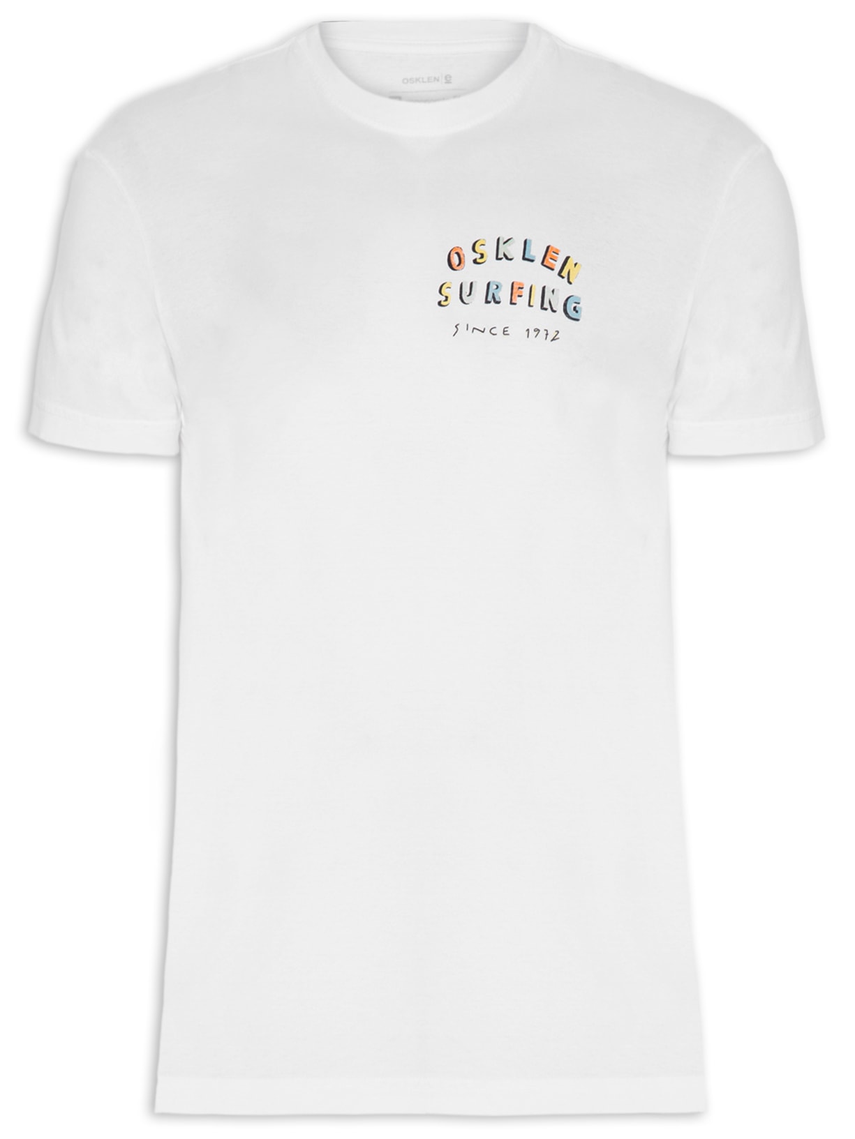 Camiseta Masculina Stone Surfing Pencil Branco Osklen