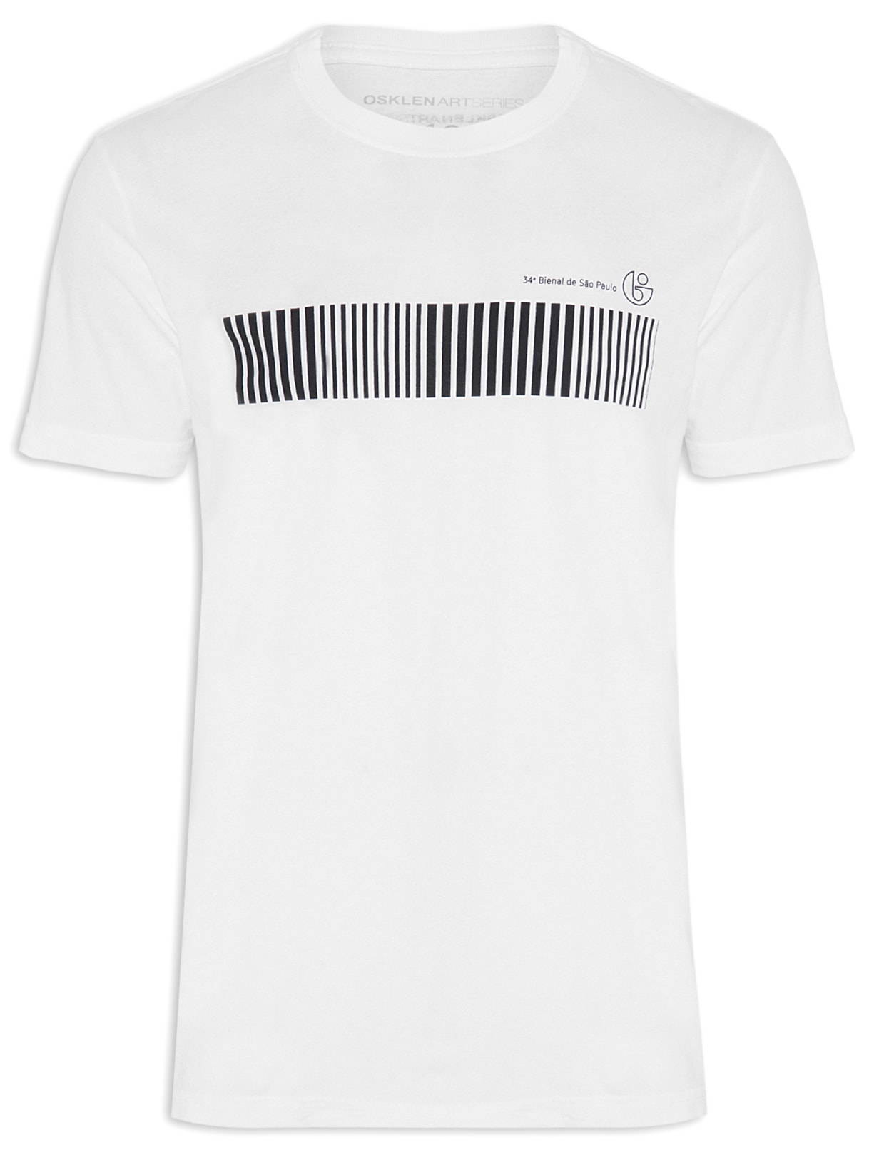Camiseta Masculina Stone Tarja - Branco