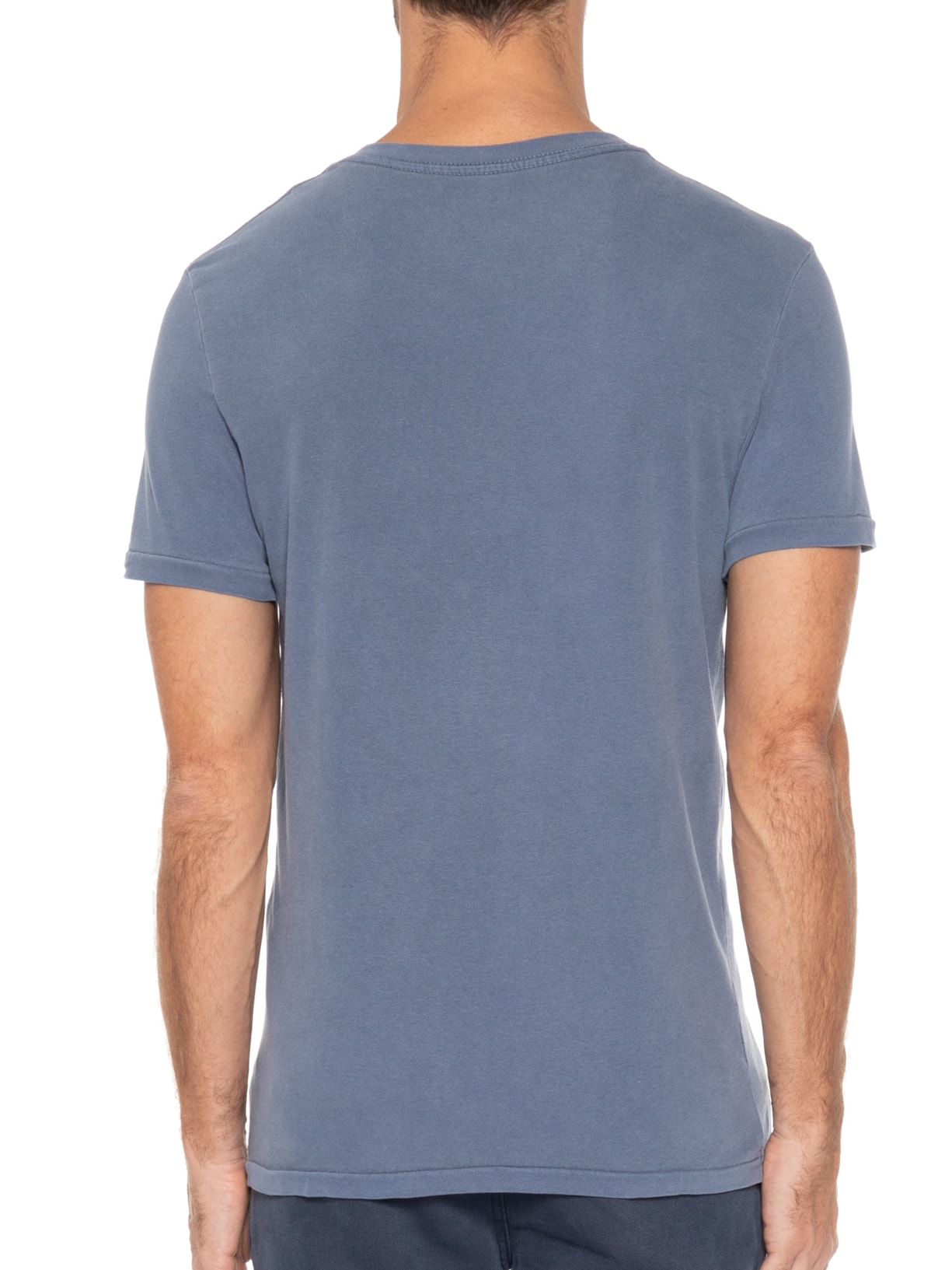Camiseta Masculina Stone Tingimento Eco (pa) Azul Aramis