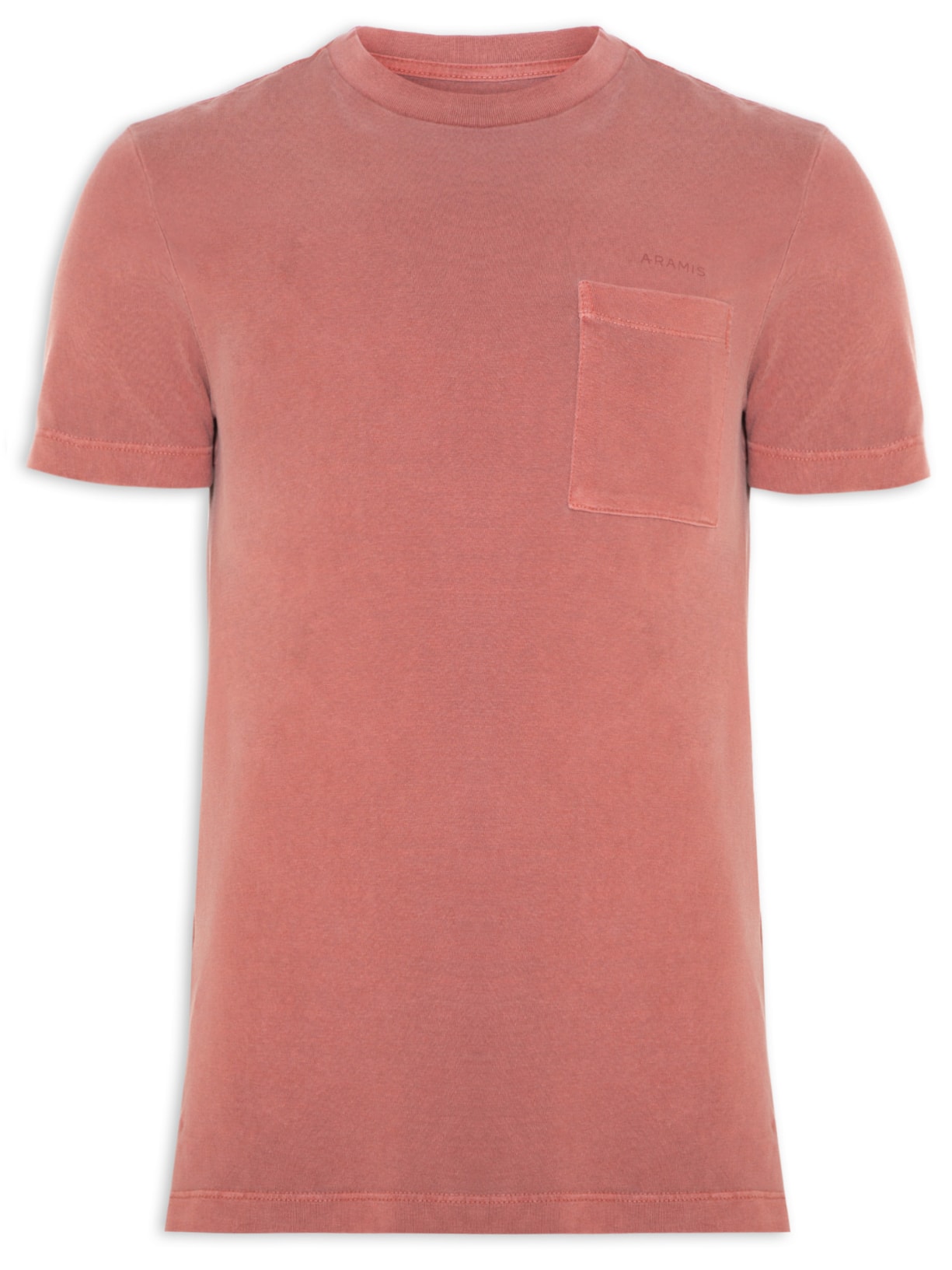 Camiseta Masculina Stone Tingimento Eco (pa) - Vermelho