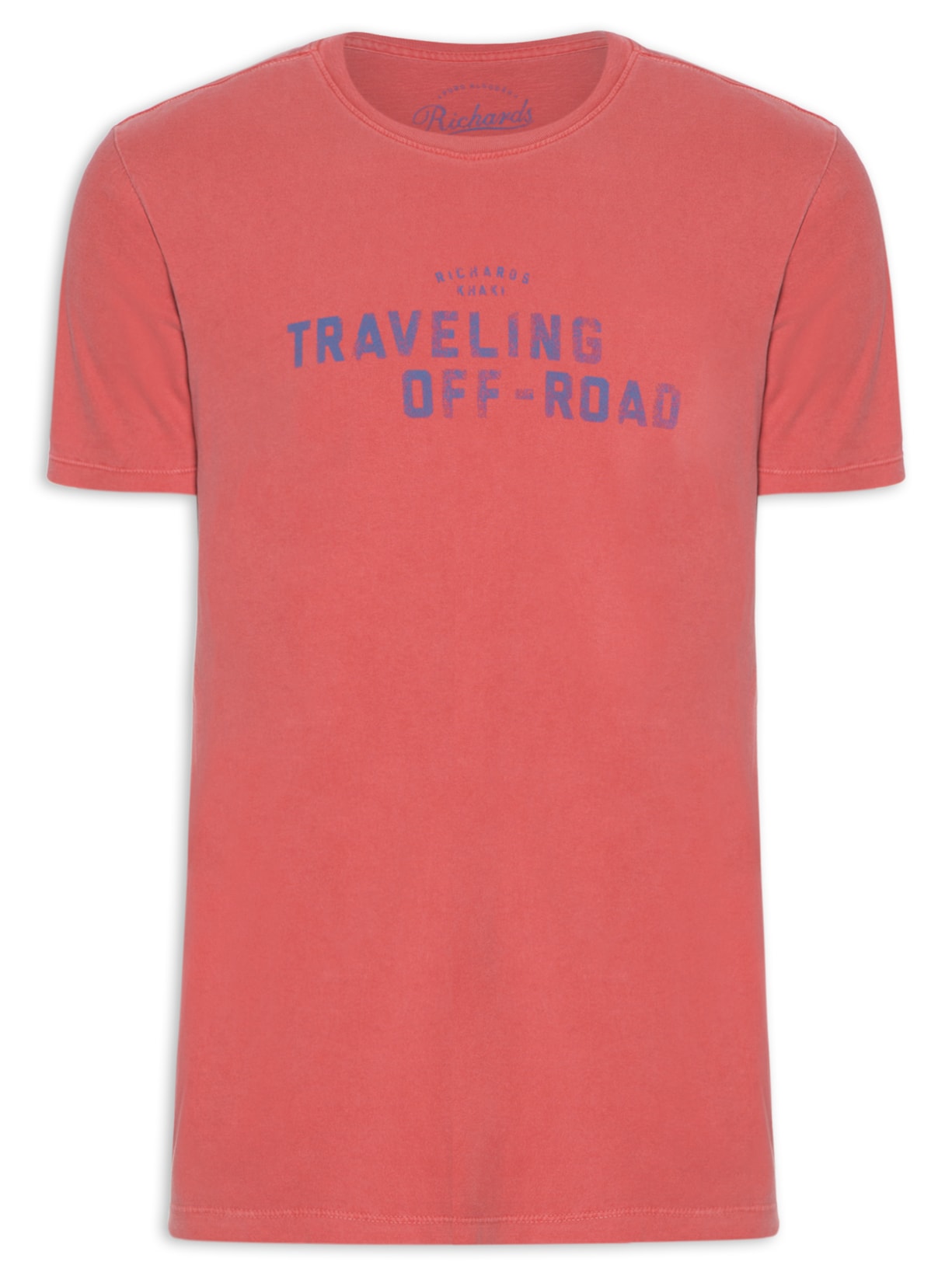 Camiseta Masculina Stone Travelling Off-road - Vermelho