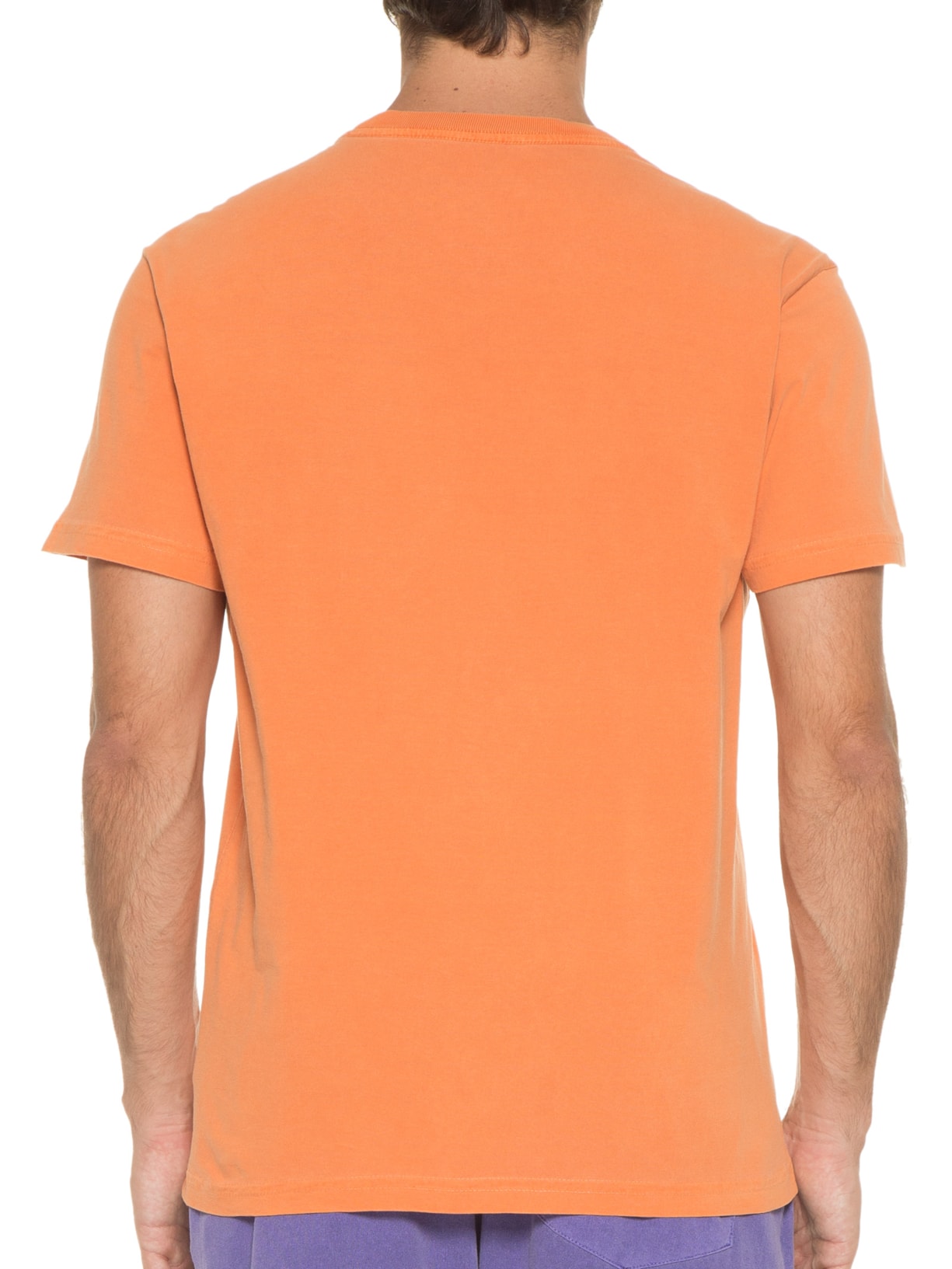 Camiseta Masculina Stone Tridente Oceans Laranja Osklen