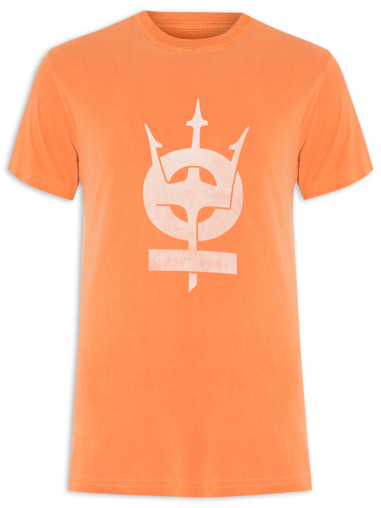 T-shirt Masculina Stone Tridente Oceans - Osklen - Laranja