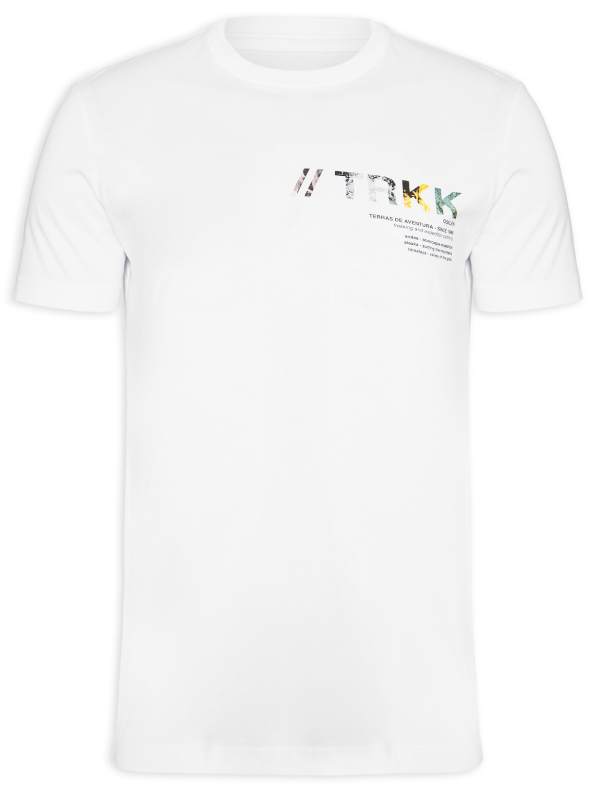Camiseta Masculina Stone Trkk Elements - Branco