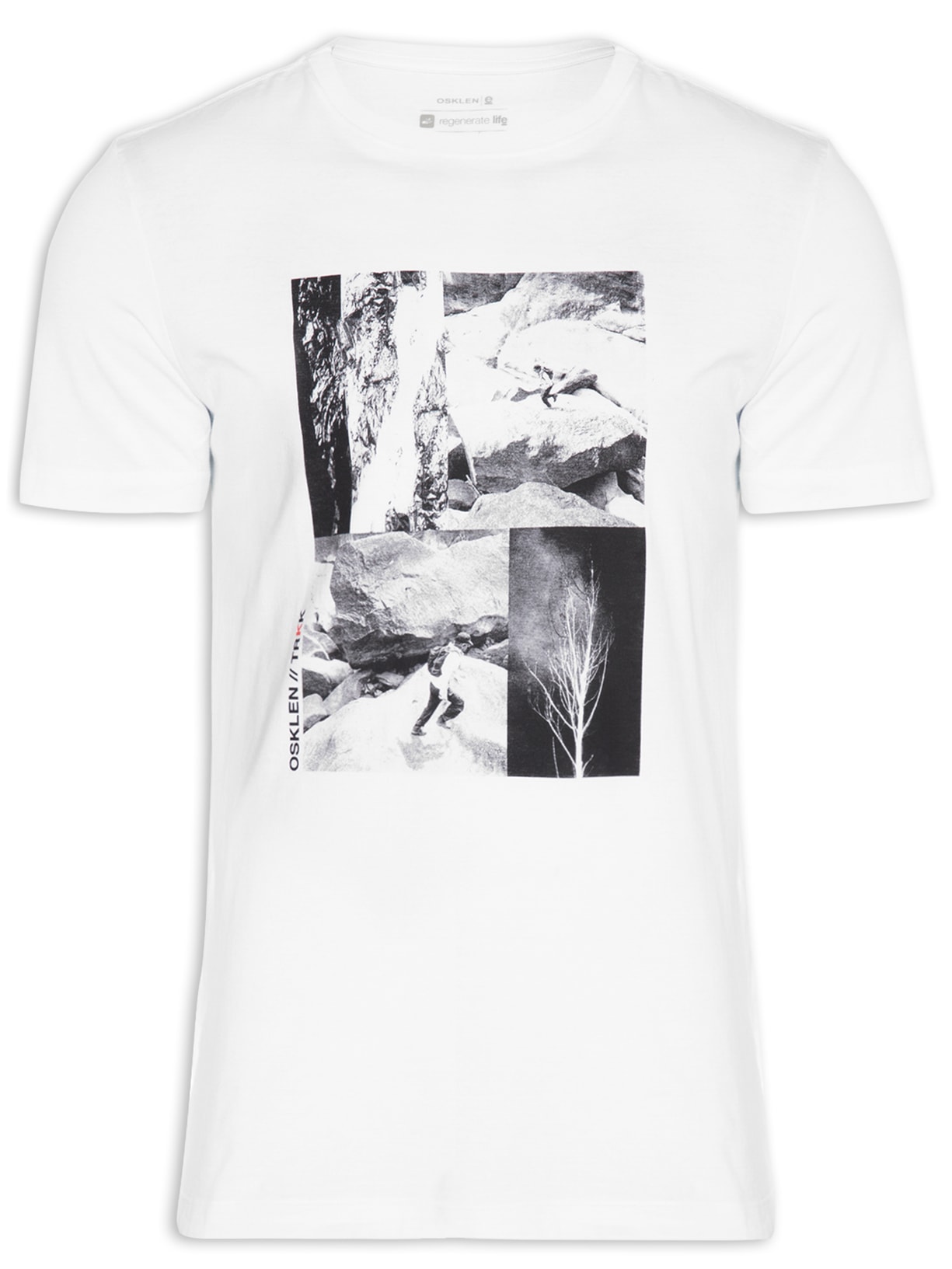 Camiseta Masculina Stone Trkk Mix - Branco