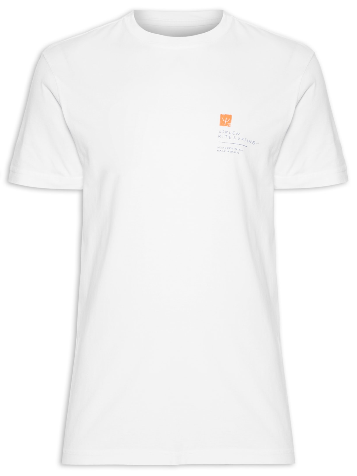 Camiseta Masculina Stone Tropical Winds Back Manga Curta - Branco