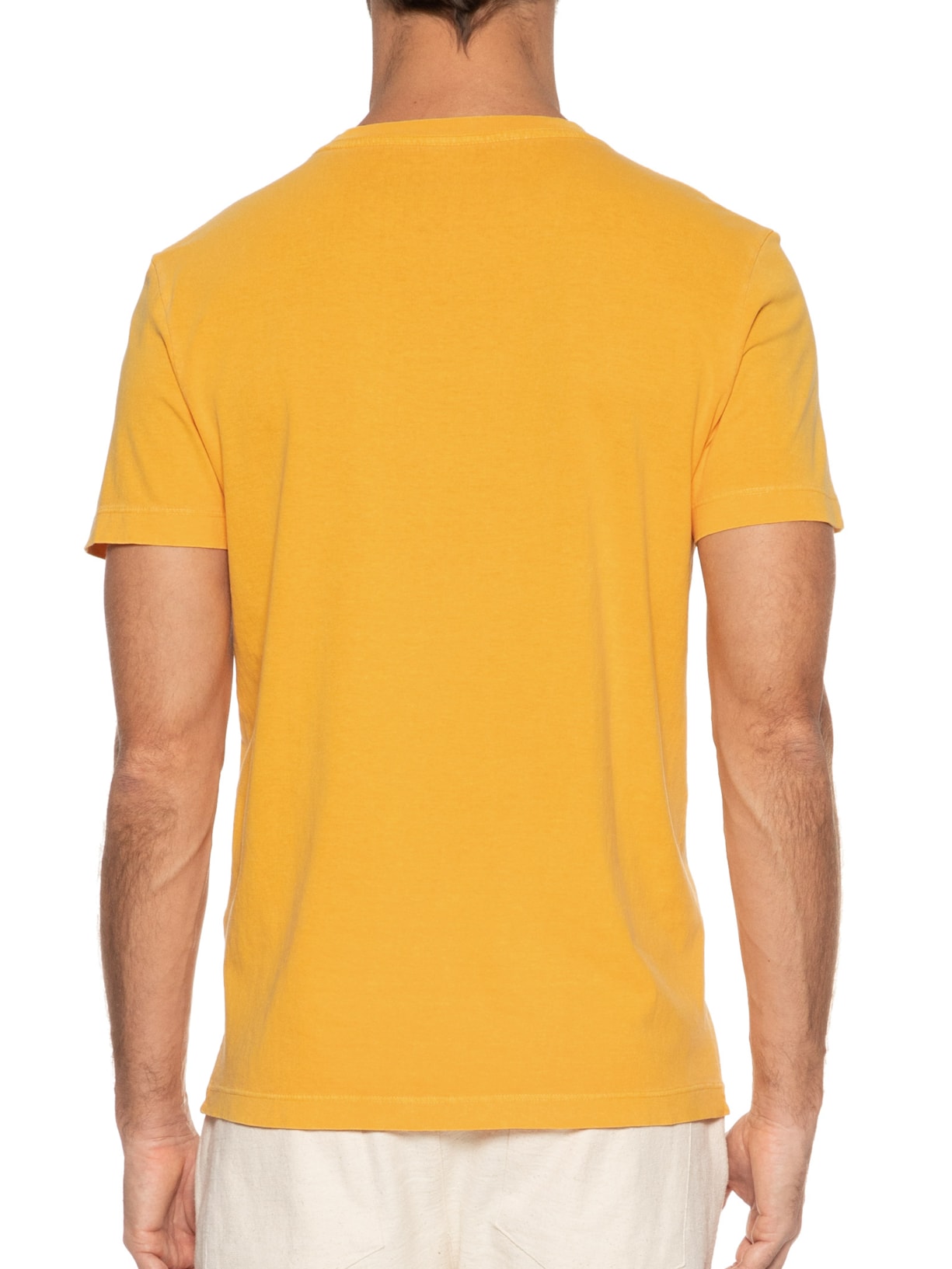 Camiseta Masculina Stone Tropicalism Amarelo Osklen